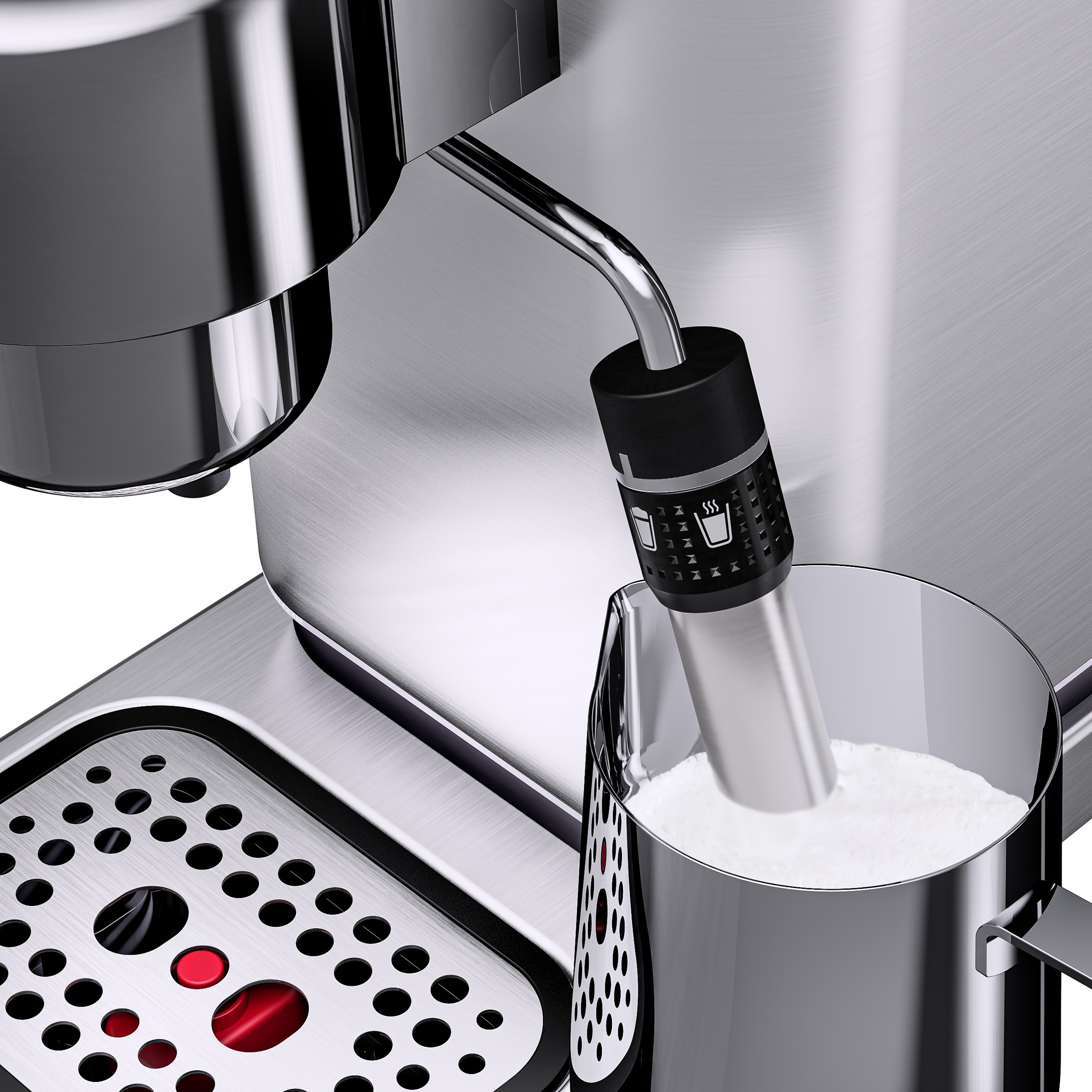 WMF Espressomaschine »Lumero«, kompakt, dezente LED-Beleuchtung, 15 bar, 1350 Watt, Milchschaumdüse