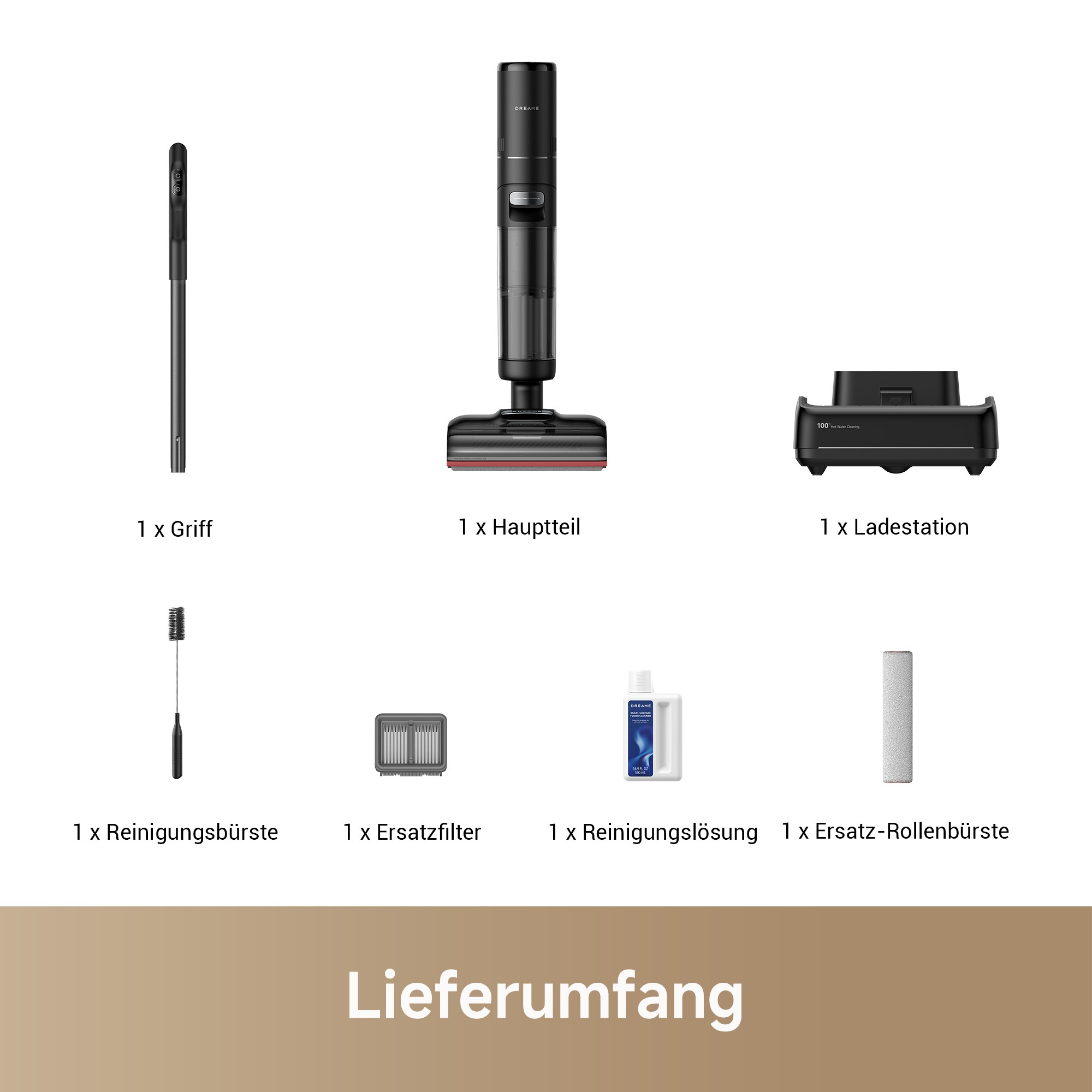 Dreame Nass-Trocken-Sauger »H15 Pro, 21.000 Pa Saugkraft, GapFree,180°-Desi günstig online kaufen