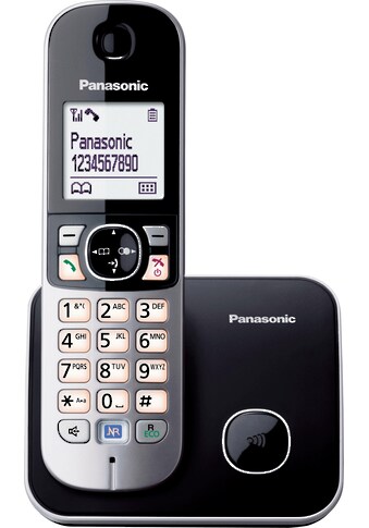 Panasonic Schnurloses DECT-Telefon »KX-TG6811GS«, (Mobilteile: 1), mit Anrufer- und... kaufen