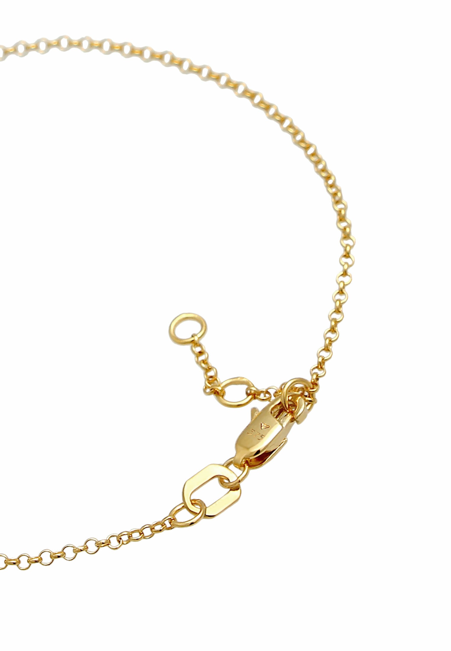 Elli Premium Armband »ID-Armband mit gravierbarer Platte 375 Gelbgold«