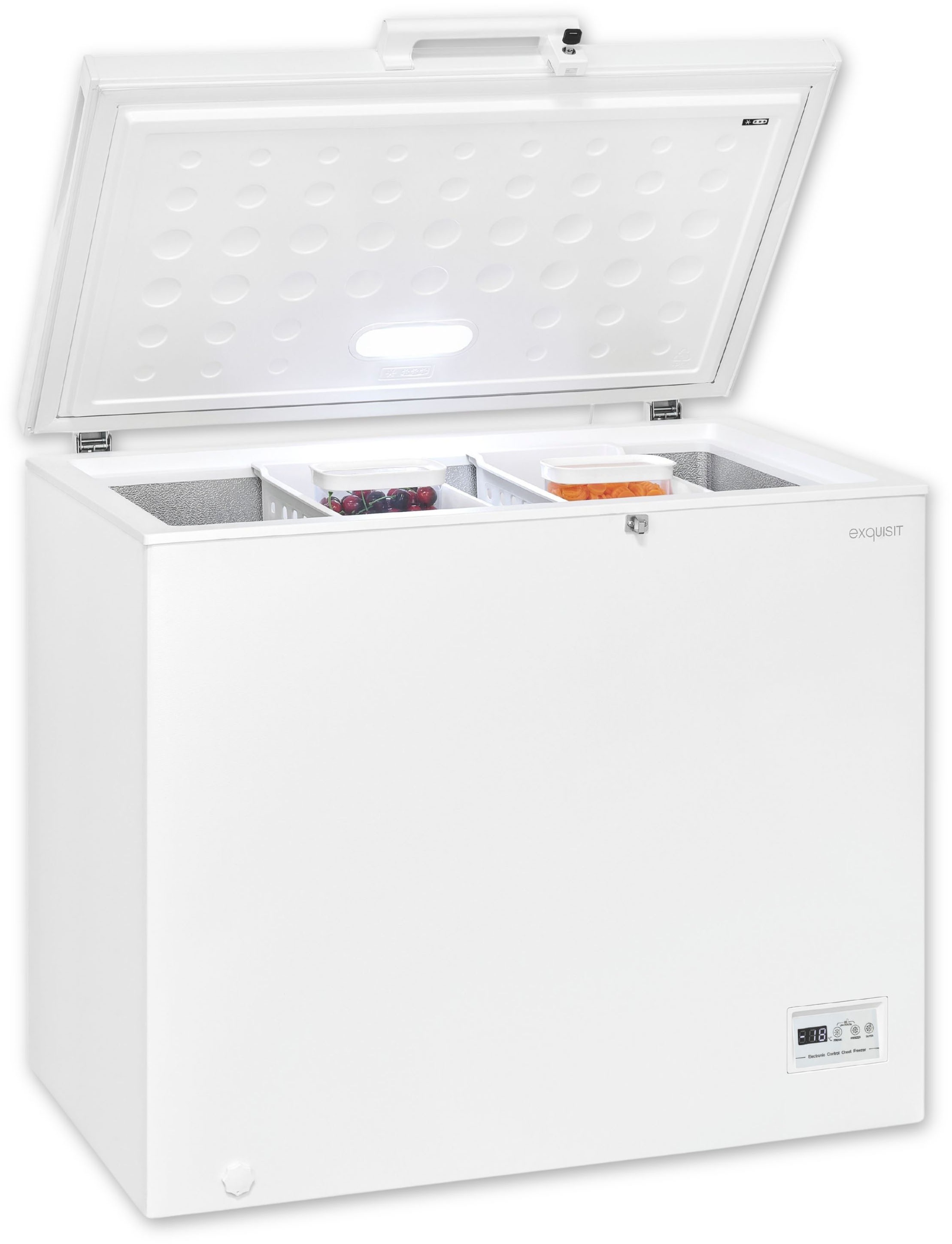 exquisit Gefriertruhe »GT250-HE-040D« 84,5 cm hoch 95,5 cm breit günstig online kaufen