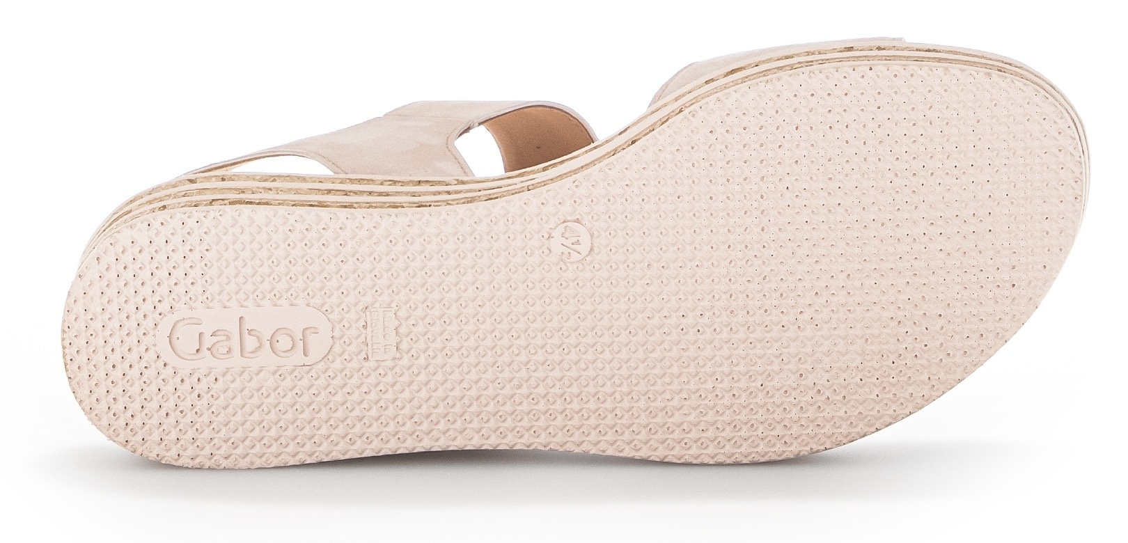 Gabor Keilsandalette  , Plateau, Sommerschuh, Sandale mit trendigem Zierschnalle