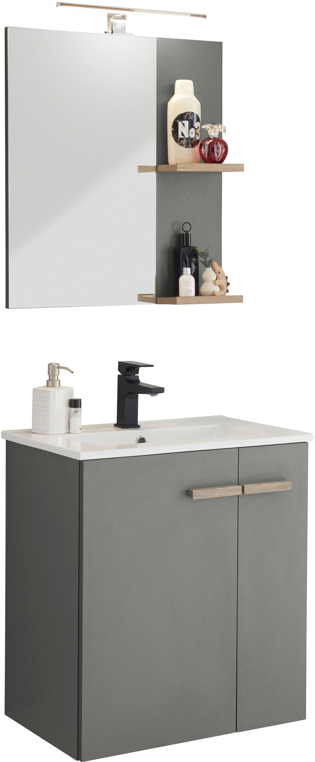 Places of Style Badmöbel-Set »SOLiD, Badmöbel-Set, Bad im modernen Design, günstig online kaufen
