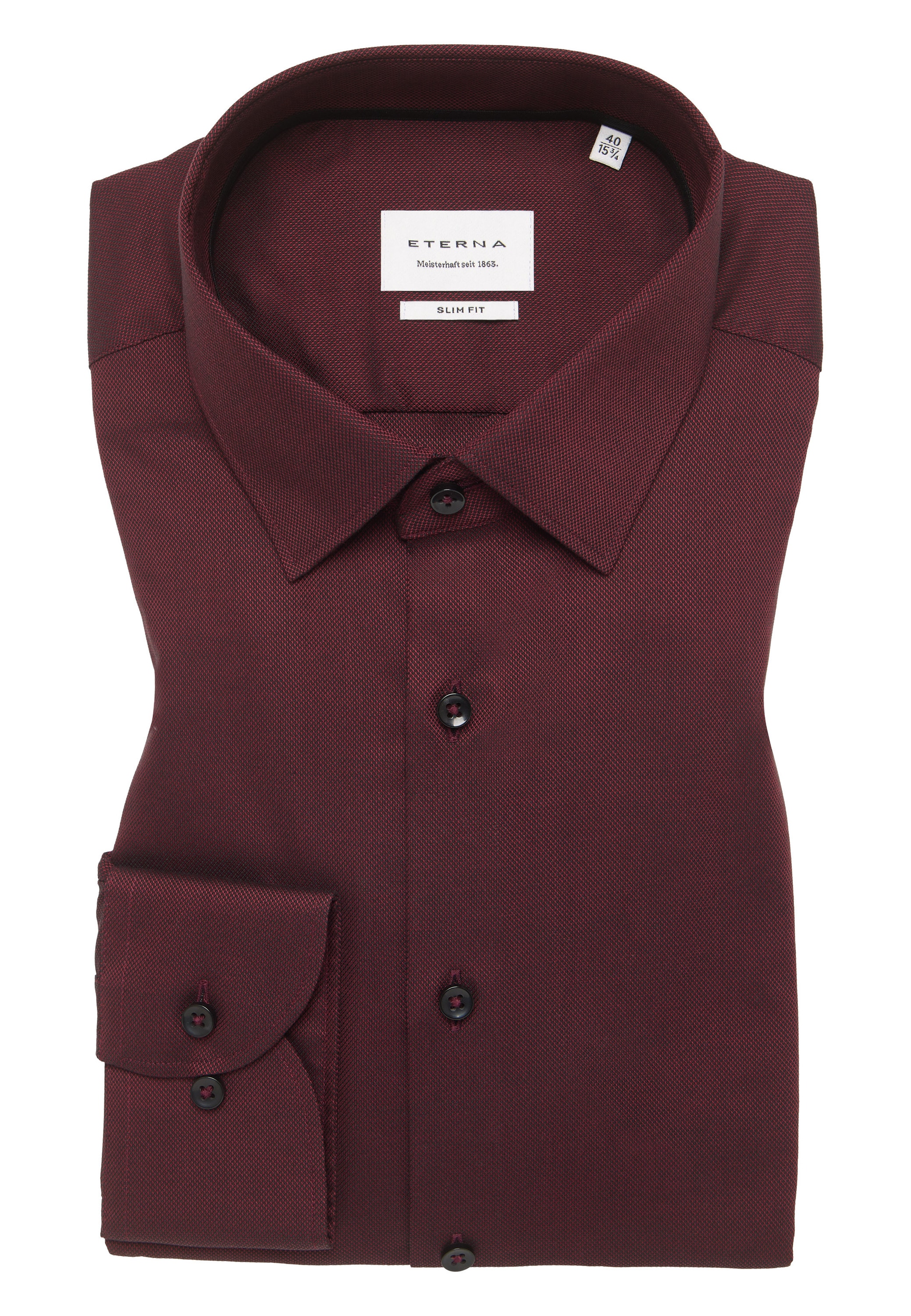 Eterna Langarmhemd »SLIM FIT«, NON IRON (bügelfrei)