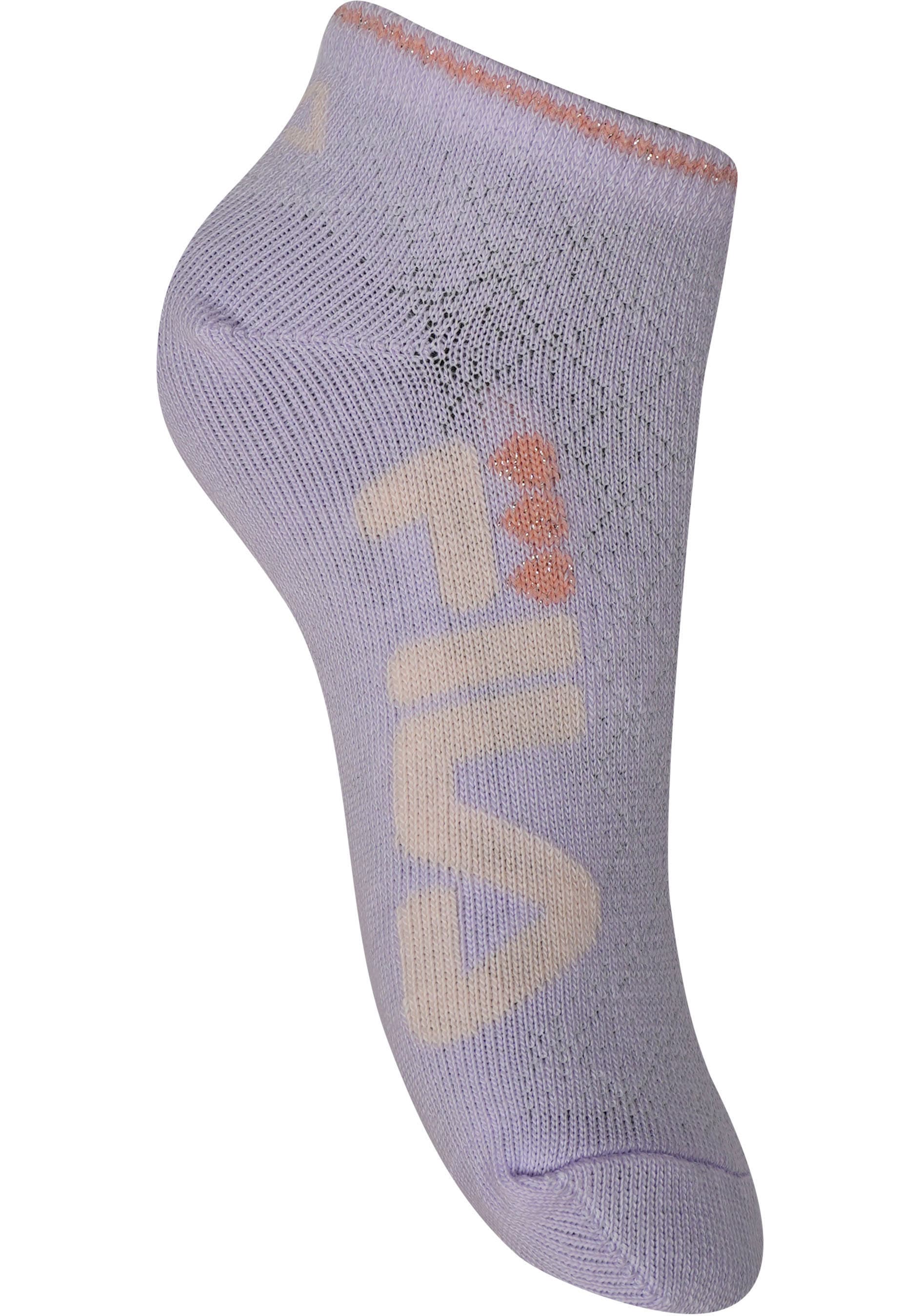 Fila Freizeitsocken »JUNIOR GIRL INVISIBLE SOCKS« 6 Paar tlg. mit stylischem Schriftzug-Design