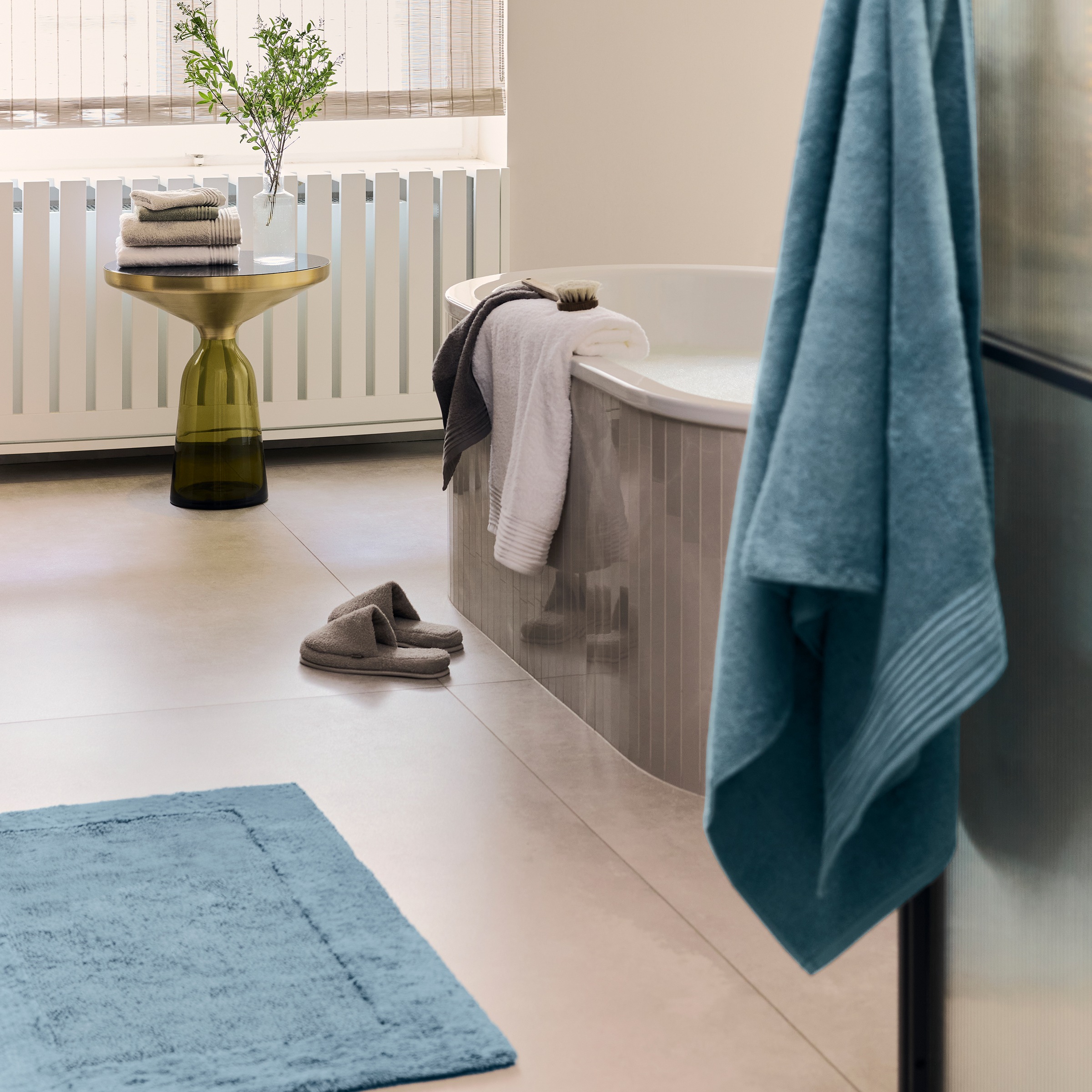 Möve Badetuch »Loft« mit breiter Bordüre