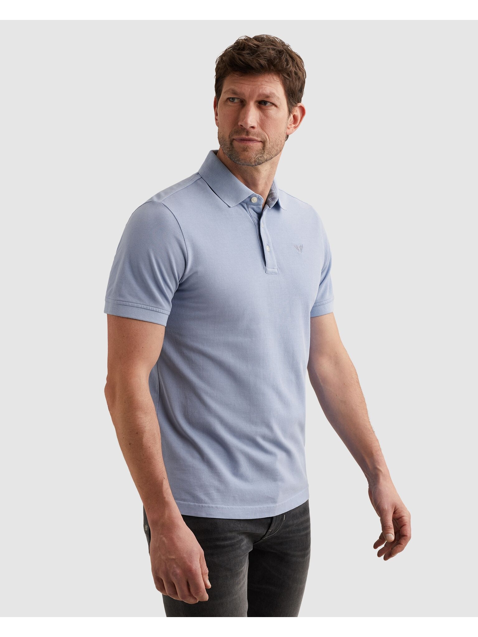 PME LEGEND Poloshirt »Short sleeve polo pique garment dyed« Piqué aus trageangenehmer Baumwolle