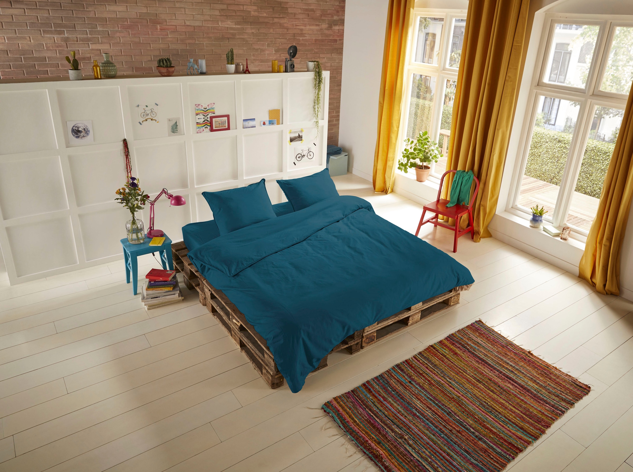 hip Bettwäsche »Hip Uni«, 100% Baumwolle, Mako-Satin, 135x200, Unifarben We günstig online kaufen