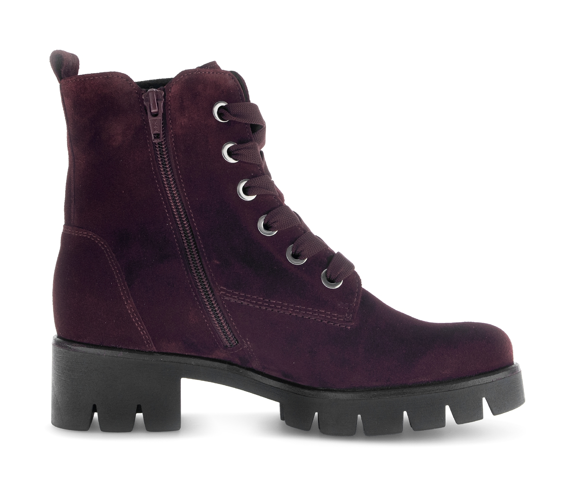 Gabor Schnürstiefelette, Blockabsatz, Schnürboots mit Best Fitting-Ausstattung