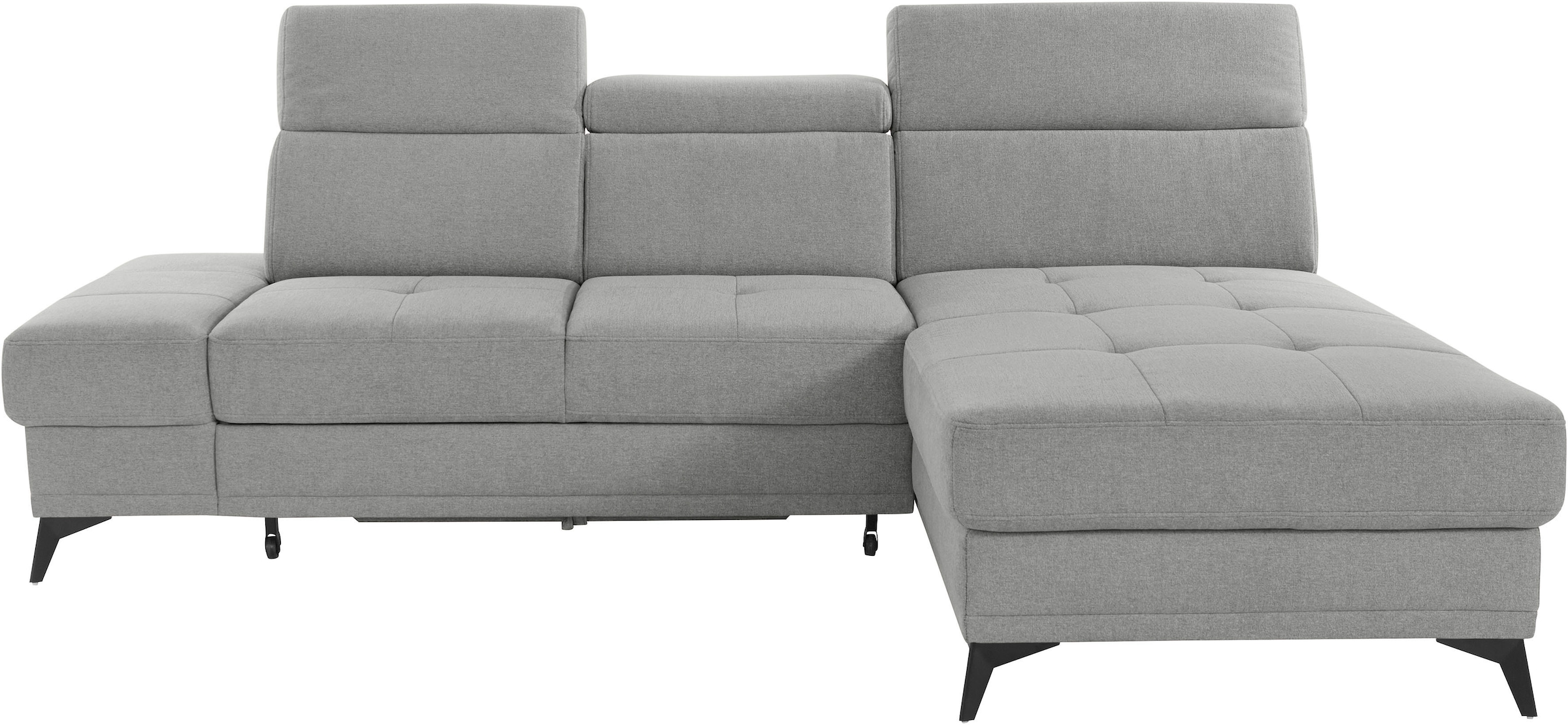 Home affaire Ecksofa »Cardiz L-Form« inkl.Kopfteilverstellung und Federkern günstig online kaufen