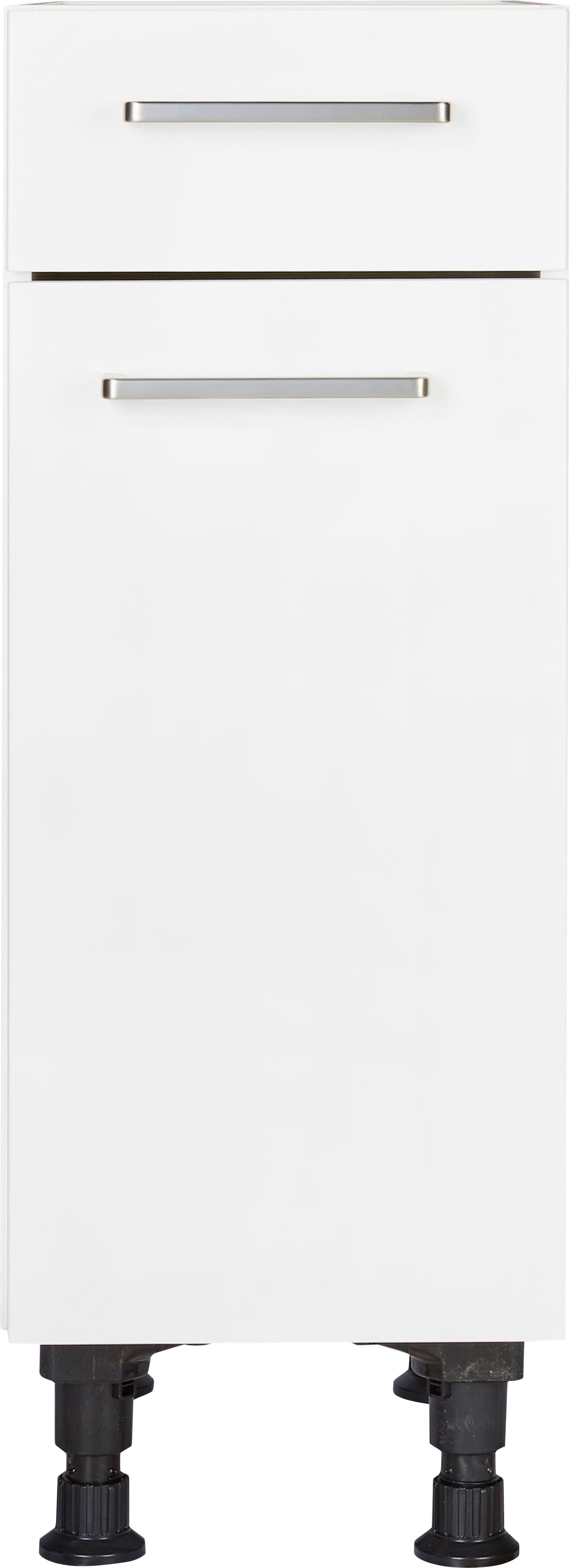 nobilia® Unterschrank »"Touch", Ausrichtung wählbar, vormontiert, in den Breiten 30, 45 und« 60 cm Breite, mit höhenverstellbaren Sockelfüßen, vormontiert