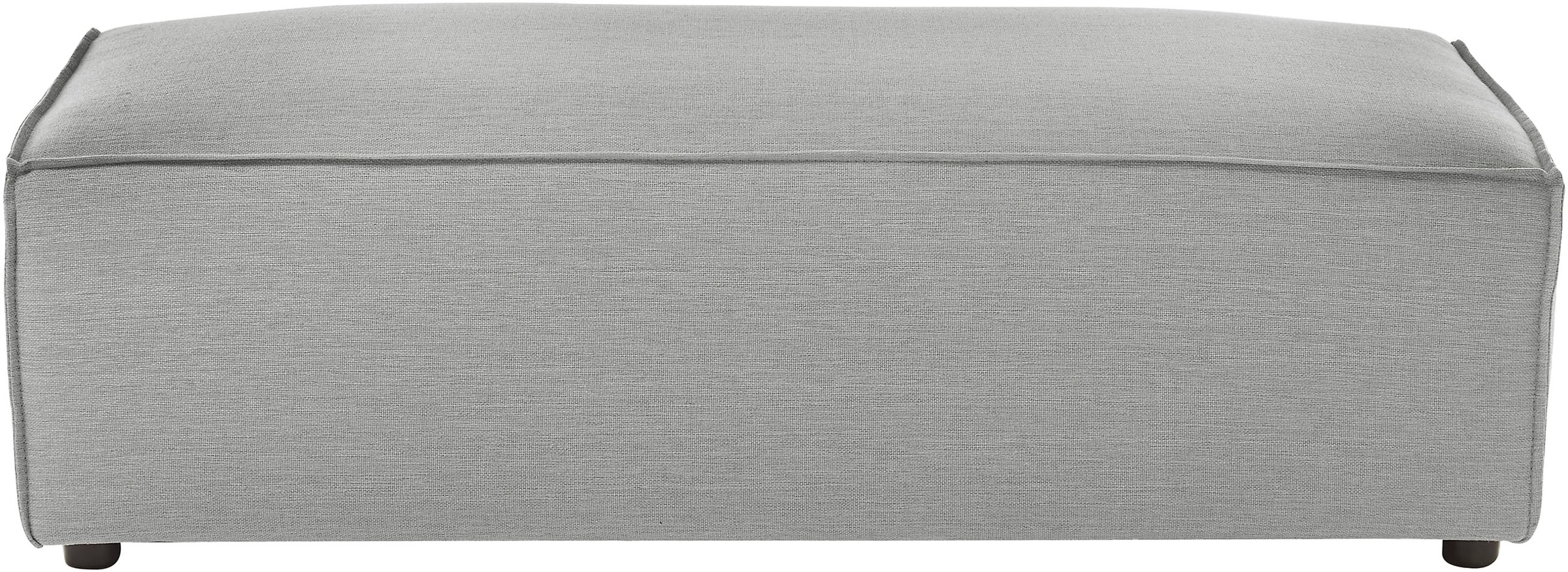 Home affaire Hocker »NEU: SHERWOOD XXL, Polsterhocker, Cord, Webstoff«, rechteckig, bequemer Sitzkomfort, 130/60/44 cm, Krokodilverbinder