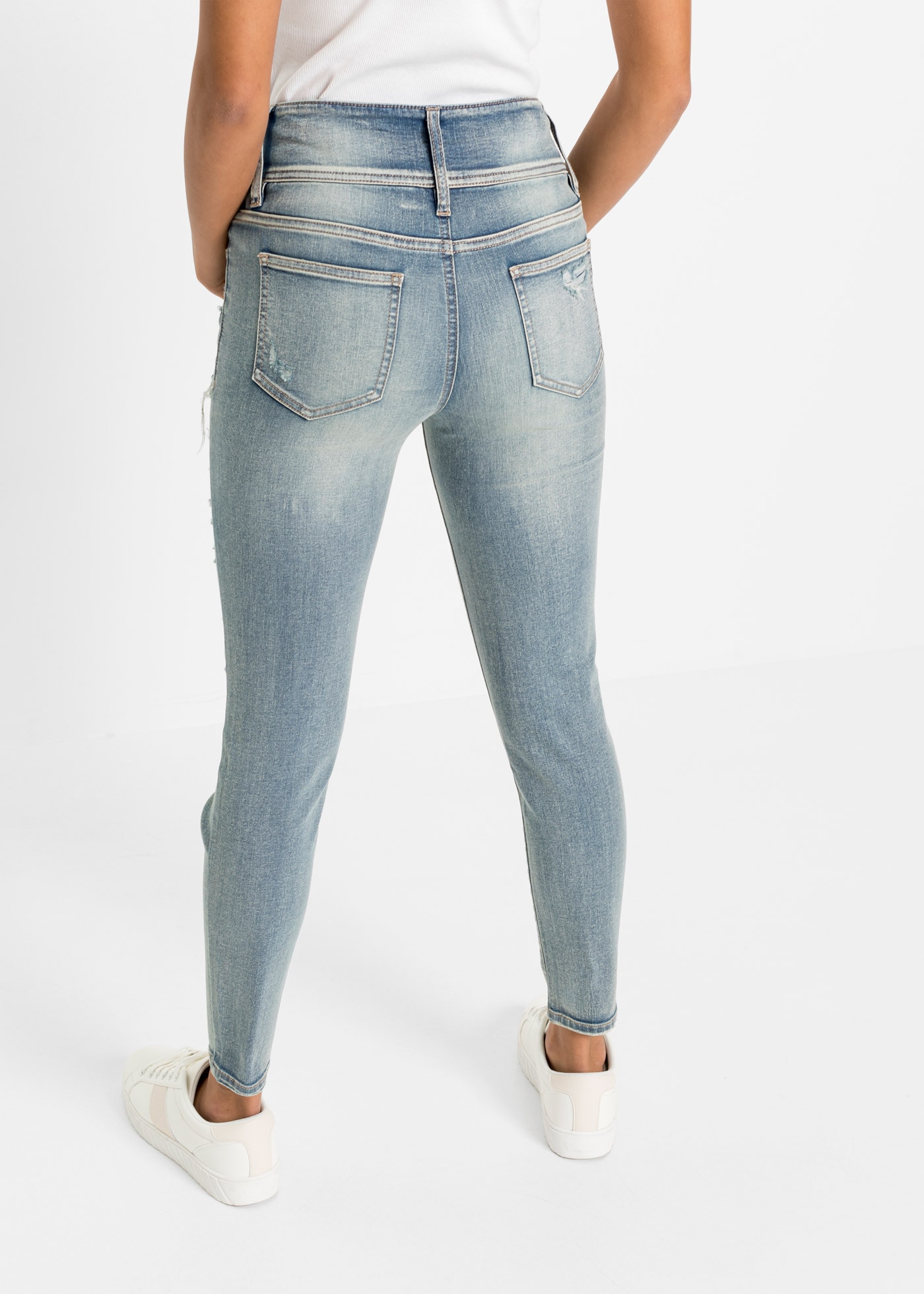 bonprix Skinny-fit-Jeans »Skinny Jeans High Waist, Stretch«, Skinny Jeans High Waist, Stretch
