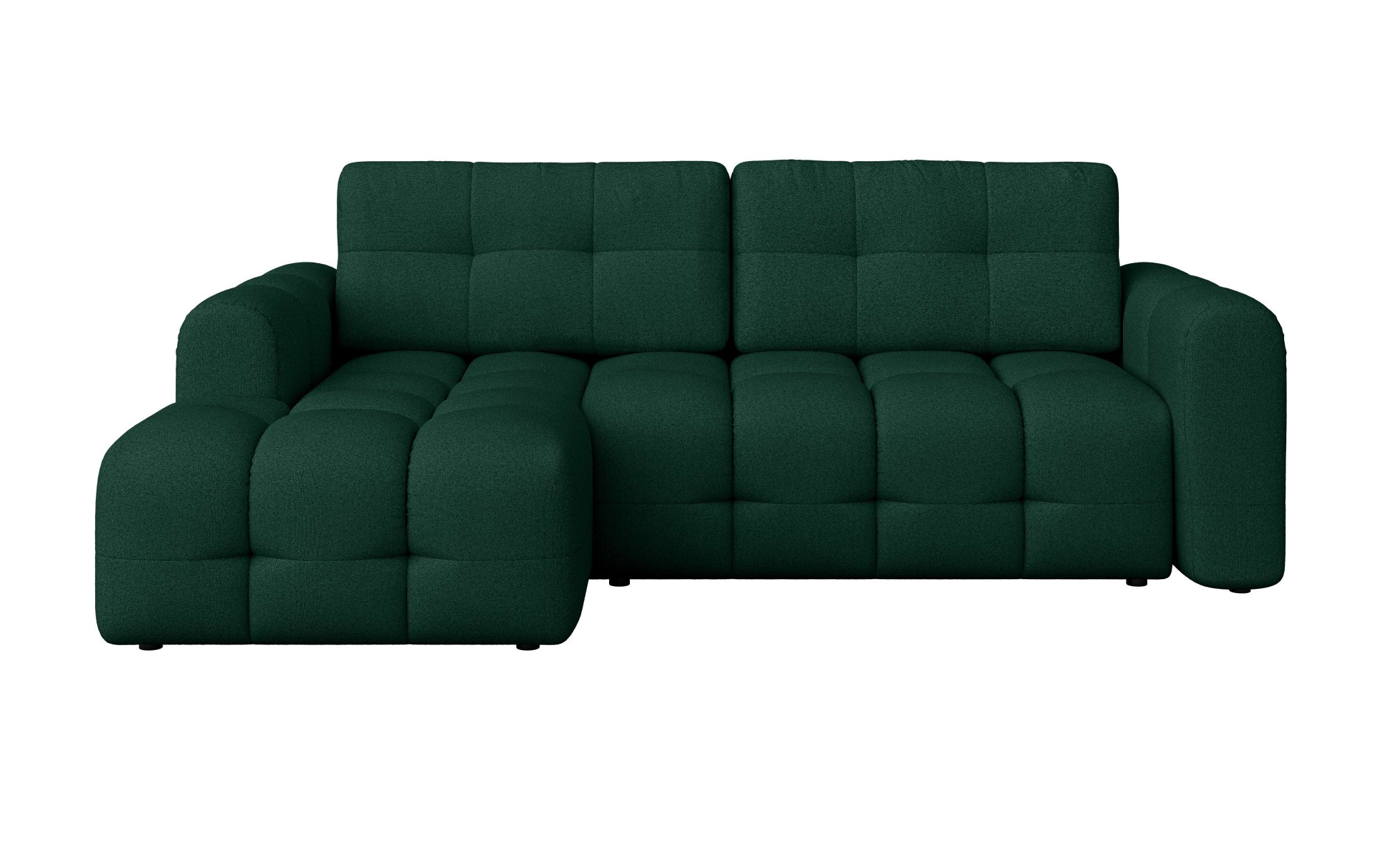 INOSIGN Ecksofa »Manilla, wahlweise mit Bettfunktion, B/T/H 265/170/91 cm«, L-Form mit Recamiere rechts/links bestellbar, Wellenunterfederung