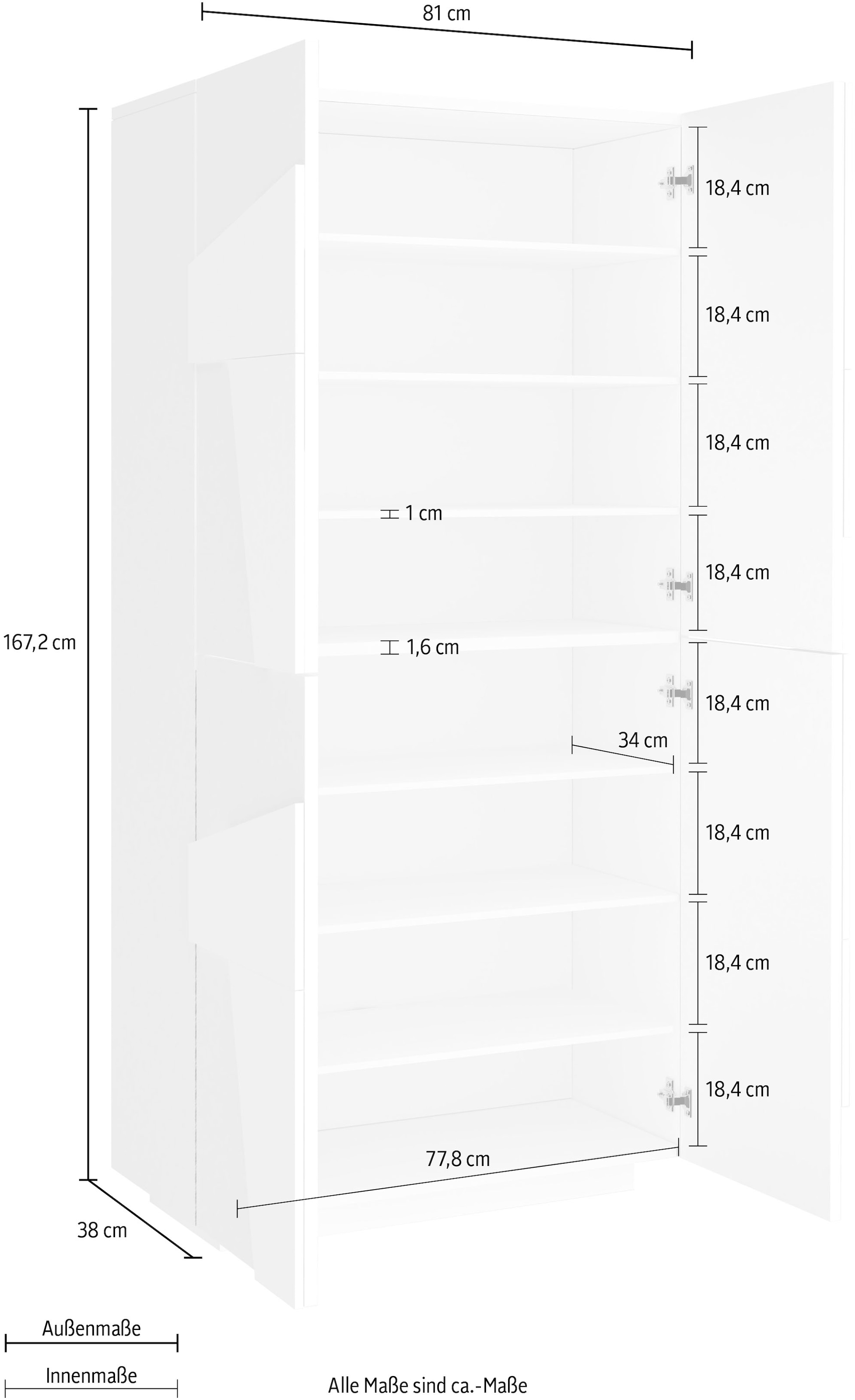 Home affaire Schuhschrank »Ping«
