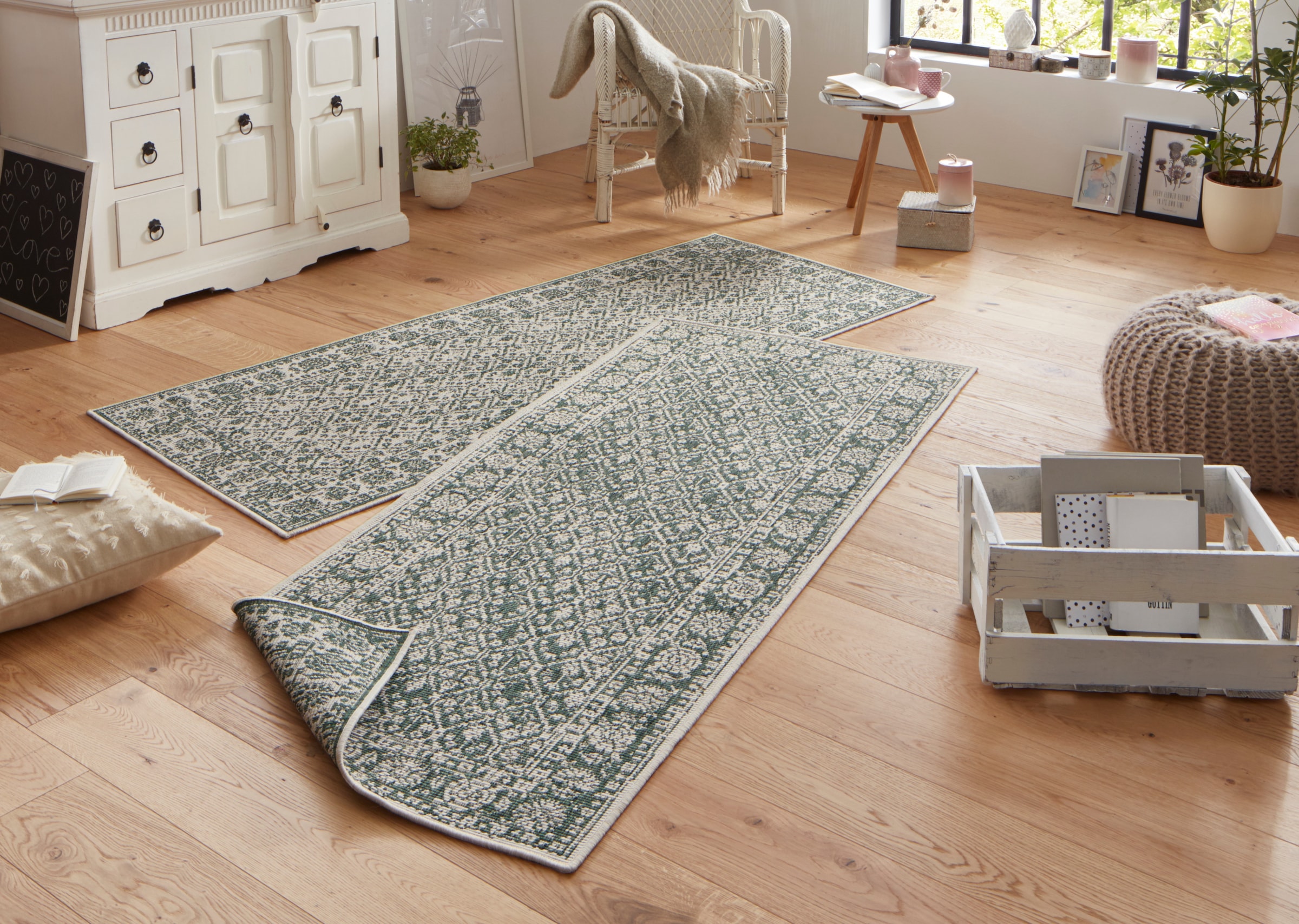 NORTHRUGS Teppich »Curacao«, rechteckig, 5 mm Höhe, In-& Outdoor, Läufer, W günstig online kaufen