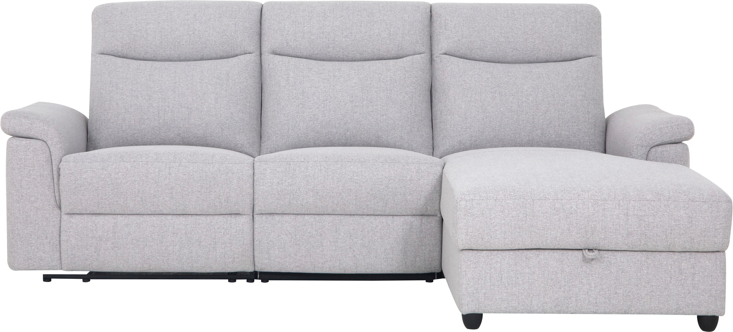 Home affaire Ecksofa »BRIONNE, L-Form, 255cm, manuelle u. elektrische Funkt günstig online kaufen