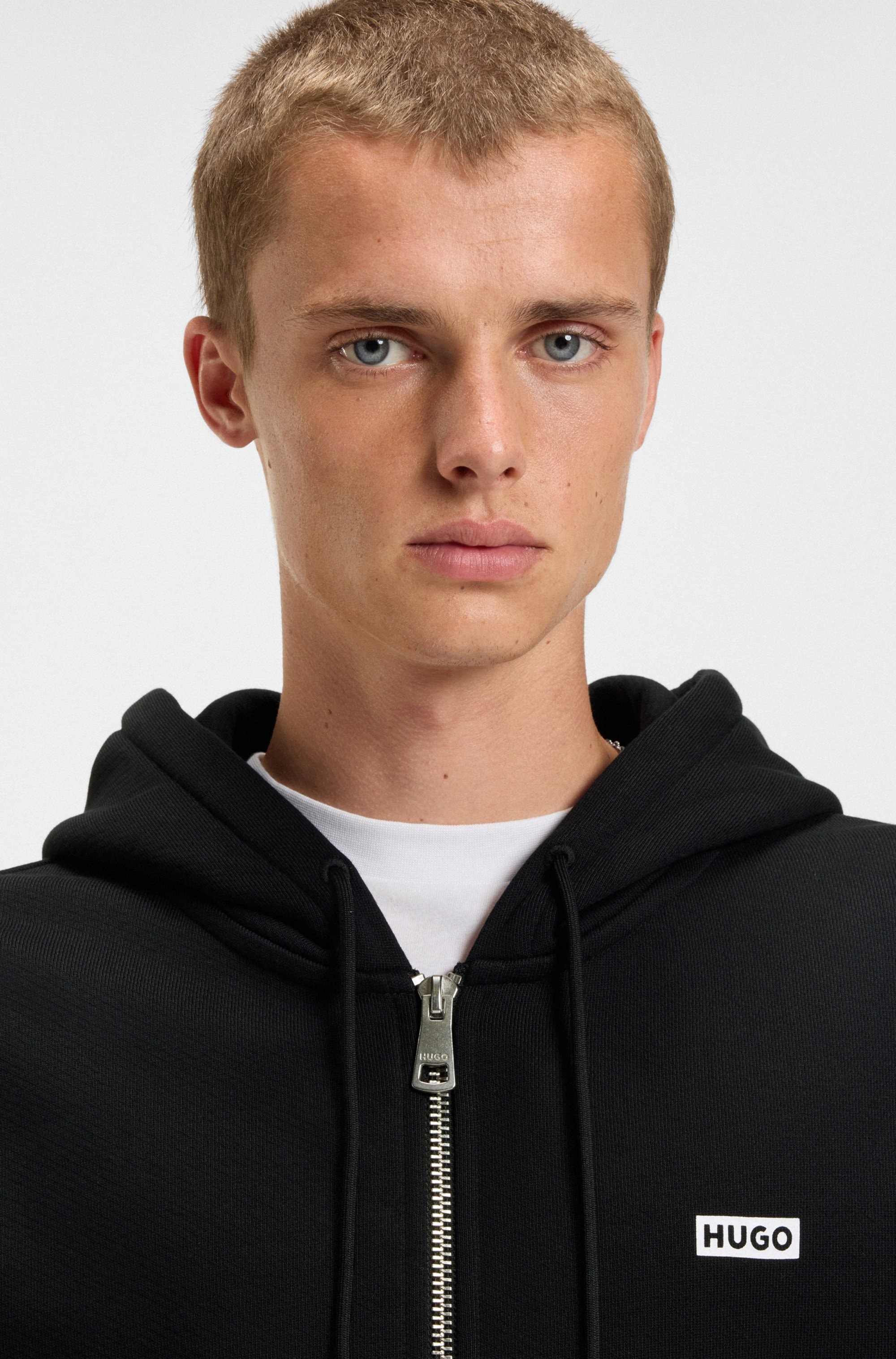 HUGO Kapuzensweatjacke »Nardimez« mit Kapuze