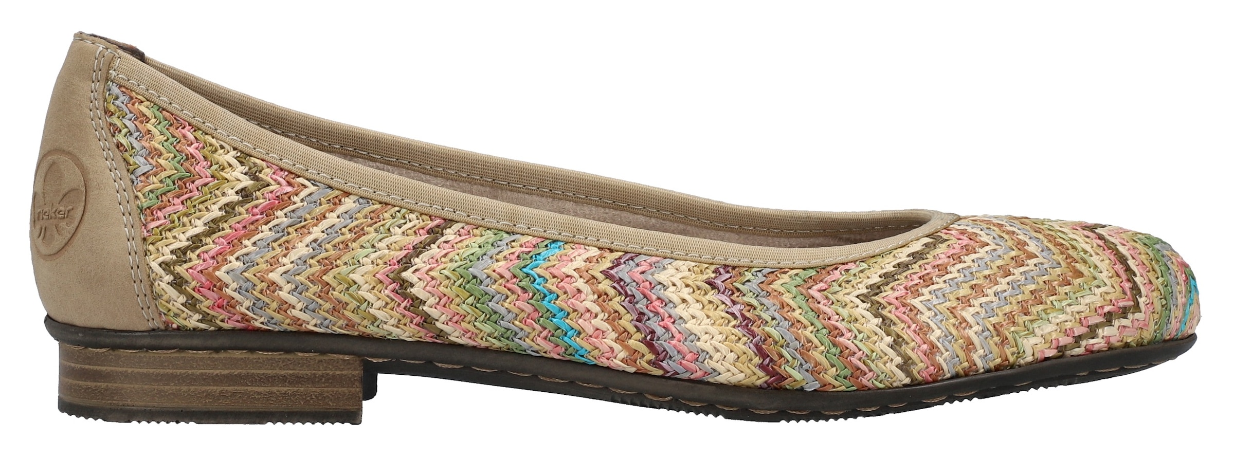Rieker Ballerina, Slipper, Schlupfschuh, Pumps mit weicher Innensohle