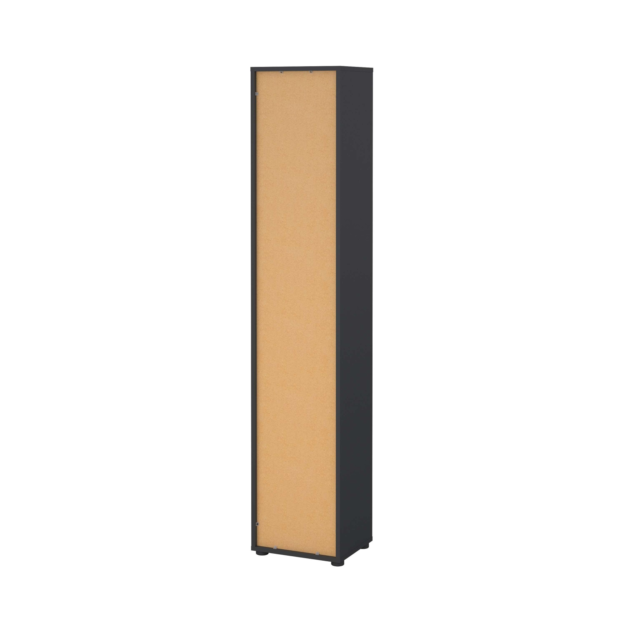 INOSIGN Regal »Sign Ablageregal, Aktenregal, Bücherregal, Standregal, Wandregal,«, schmal mit Trennwand und Einlegeböden, Höhe 200 cm