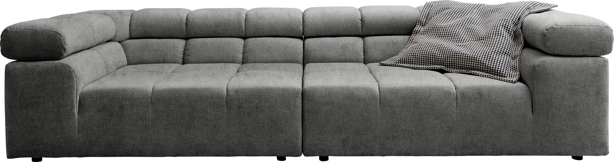 INOSIGN Big-Sofa "Ancona B/T/H: 290/110/70 cm", auffällige Steppung, inkl. günstig online kaufen