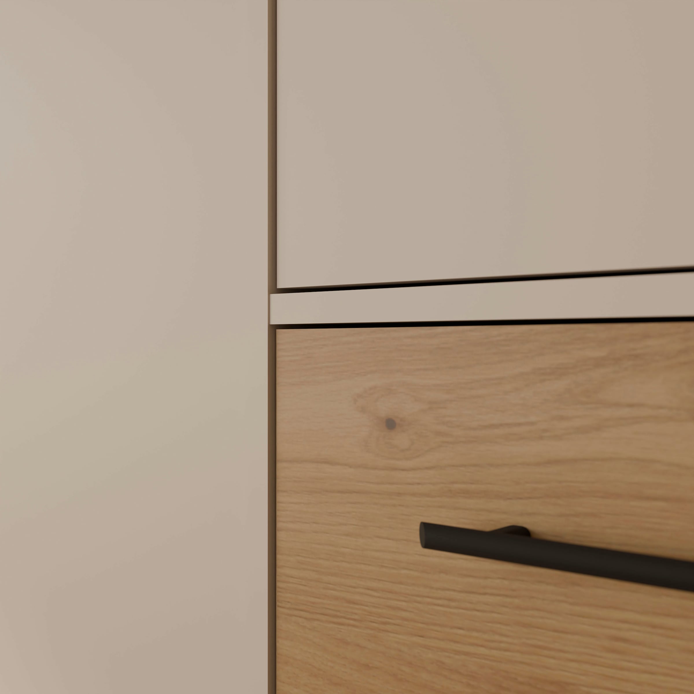 FORTE Kleiderschrank »Mokkaris ,Topseller, zeitloses Design, 3–4 Türen, Made in Europe« B/H/T ca. 145x200x59cm oder 206x200x59cm, 