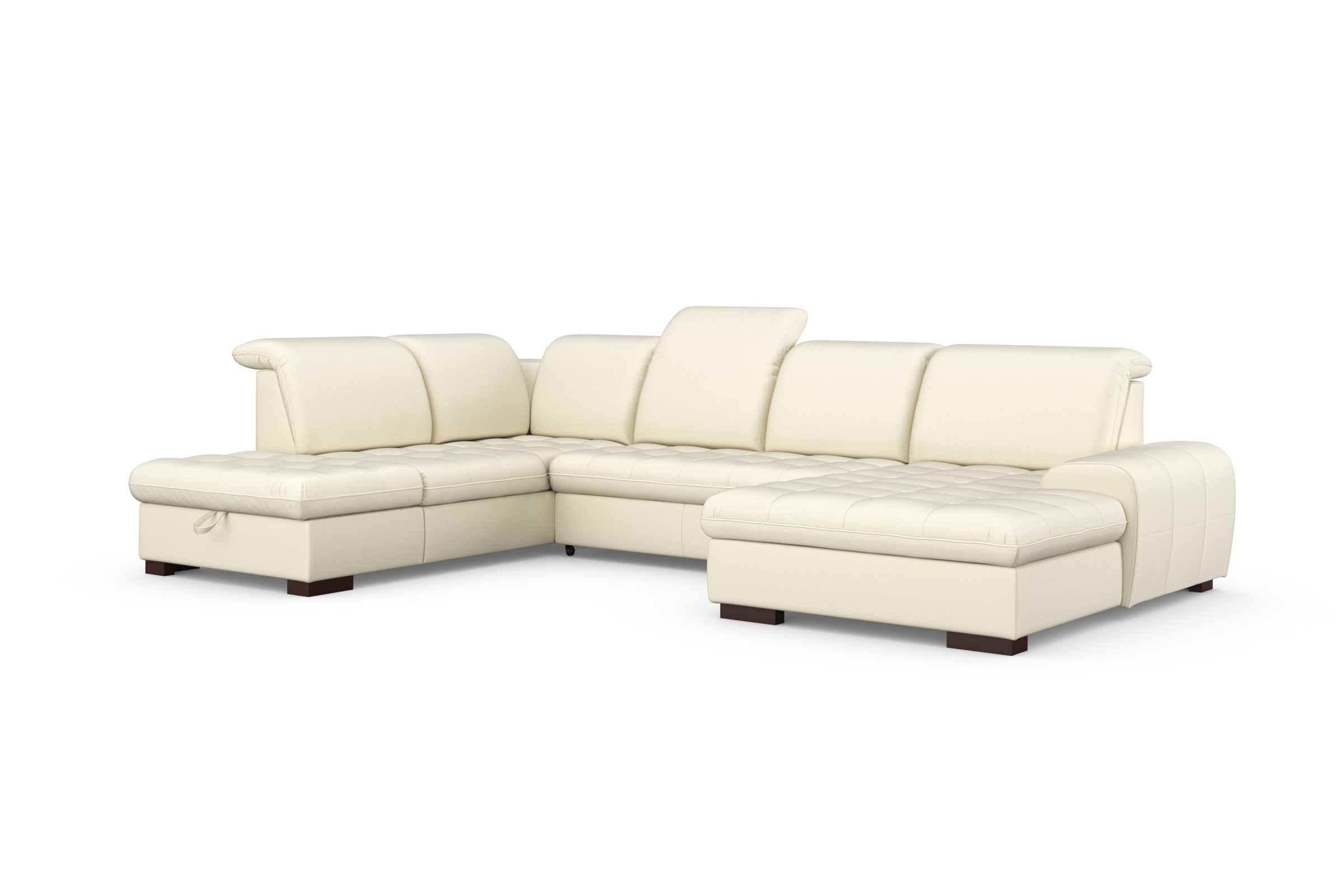 sit&more Wohnlandschaft »Luxor U-Form«, wahlweise mit Bettfunktion, Bettkasten und Kopfteilverstellung