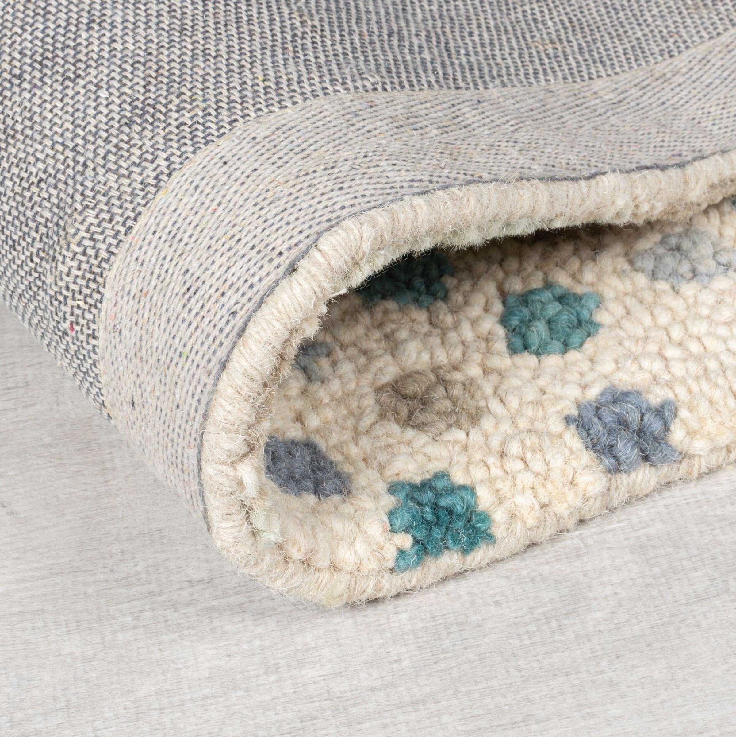 FLAIR RUGS Wollteppich »Eloise Patchwork«, rechteckig, 8 mm Höhe
