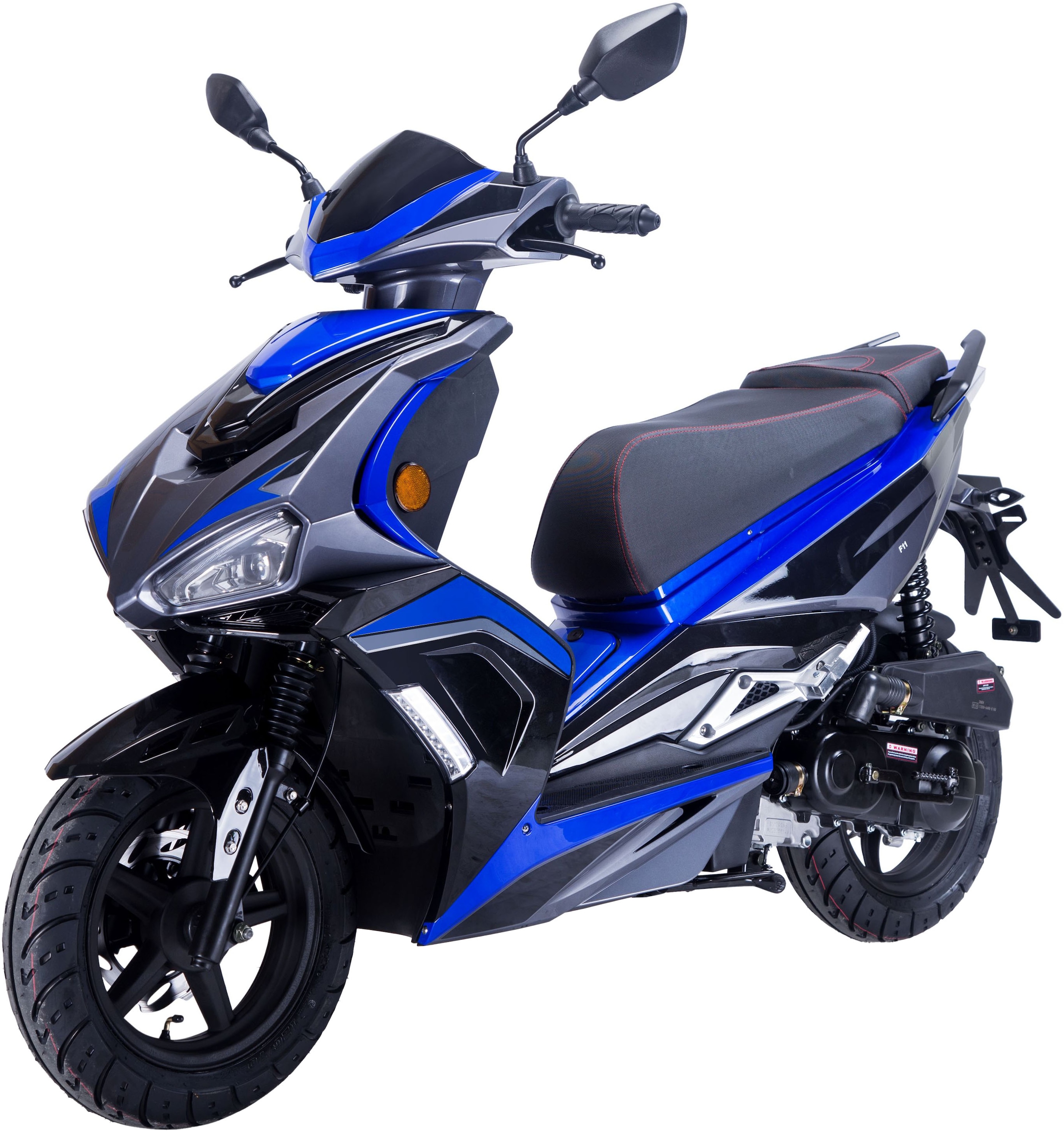 GT UNION Motorroller »Striker 25« 49,5 cm³ 25 km/h Euro 5 2,7 Luftgekühlter Motor