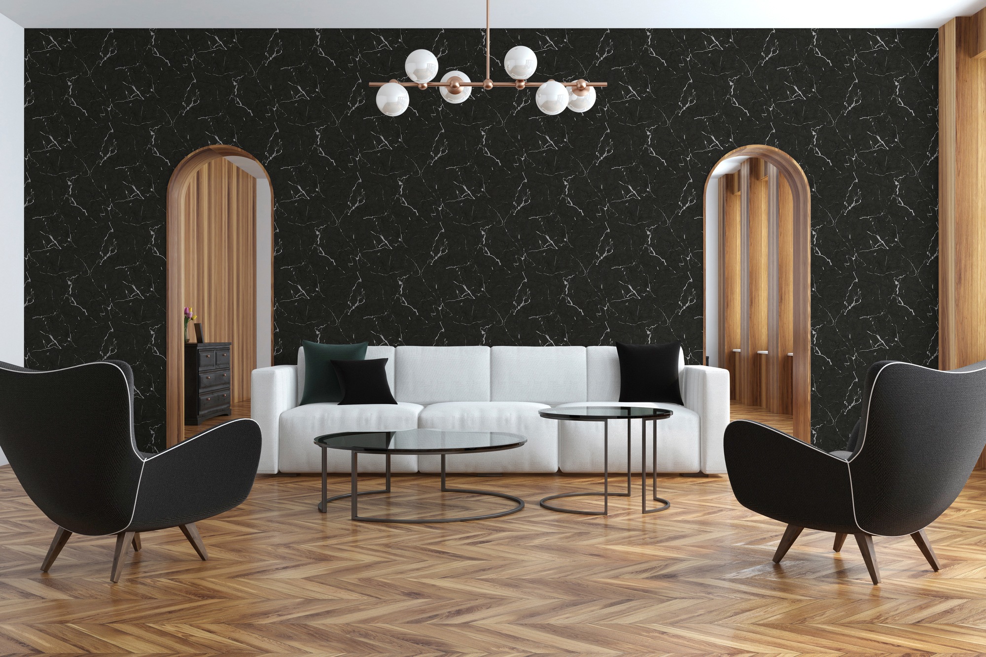 living walls Vliestapete »Metropolitan Stories, Alena St. Petersburg«, Motiv-abstrakt-naturalistisch, Tapete Marmor Tapeten Wohnzimmer Schlafzimmer Küche modern Design Büro