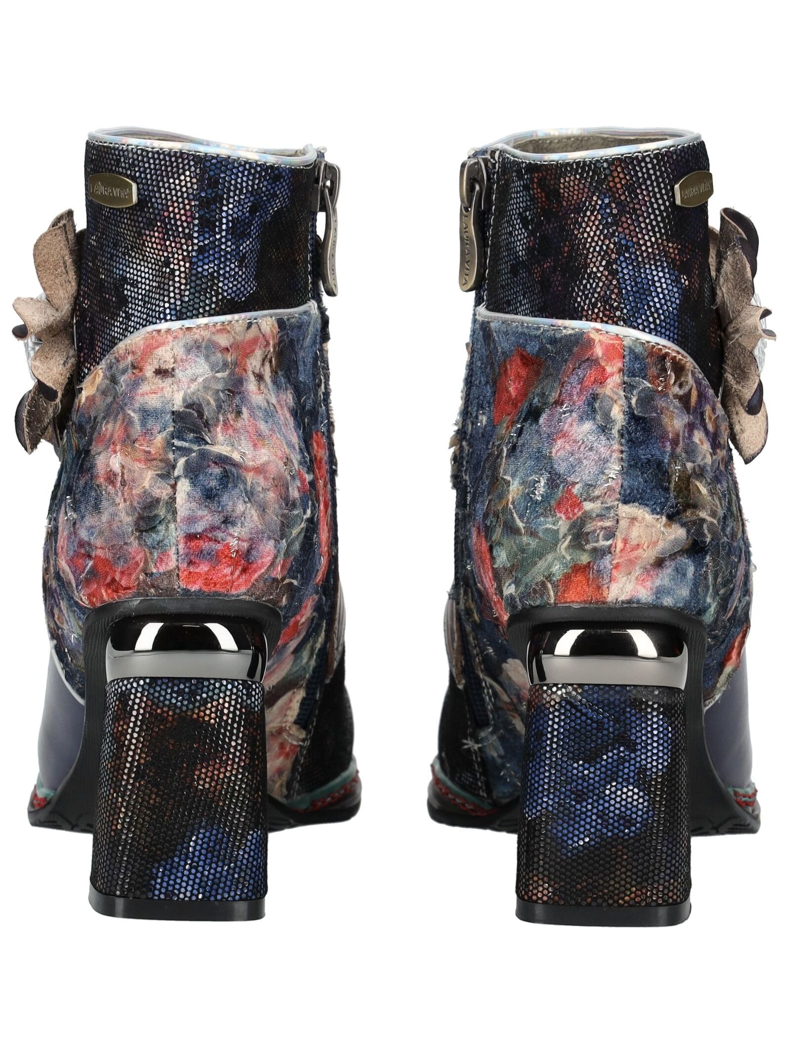 LAURA VITA High-Heel-Stiefelette »LAURA VITA Stiefelette Leder/Textil«