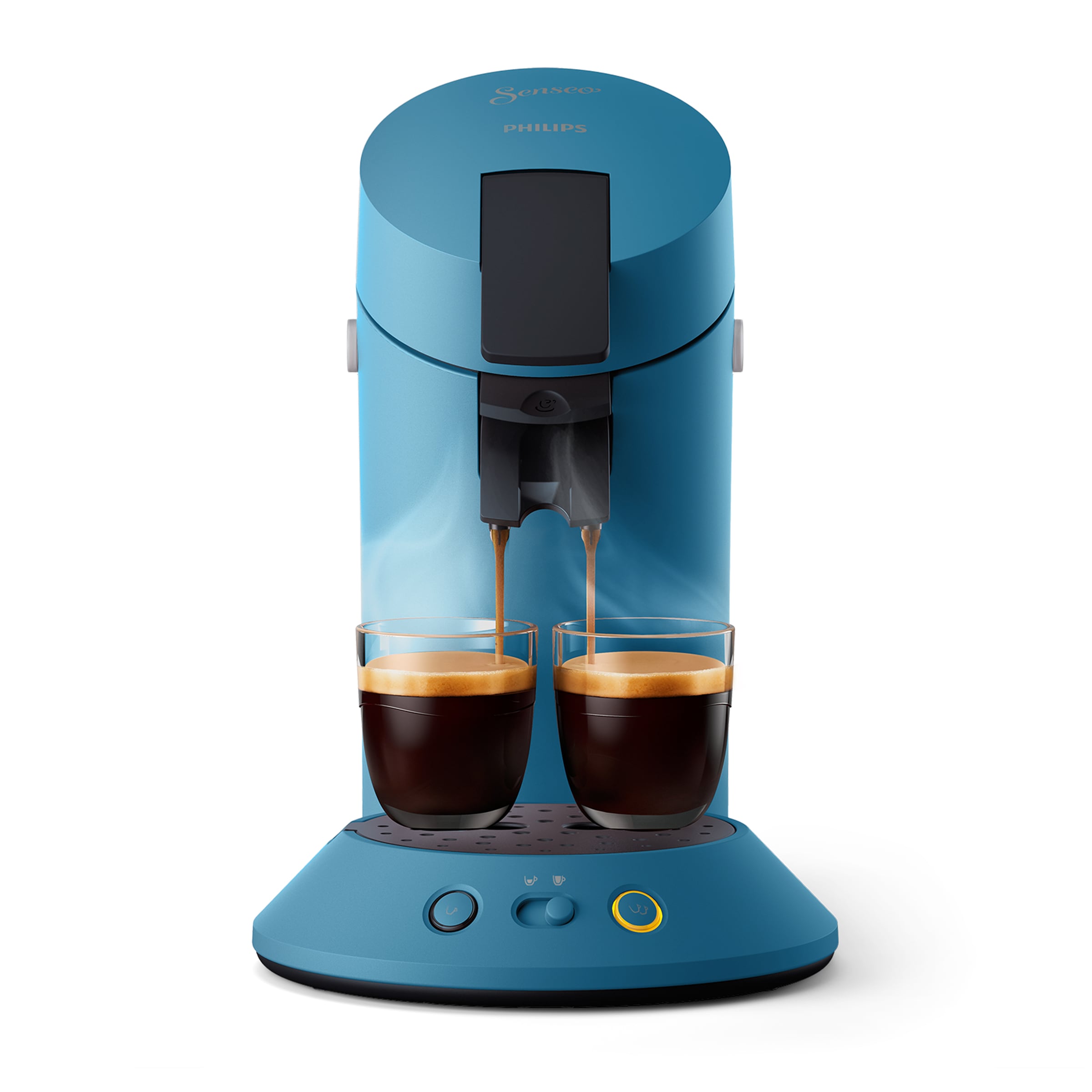Philips Senseo Kaffeepadmaschine »Original Plus CSA210/60, mit zwei Kaffee-Einstellungen«, aus 28% rec. Plastik, inkl. Gratis-Zugabe (Wert 5 € UVP)