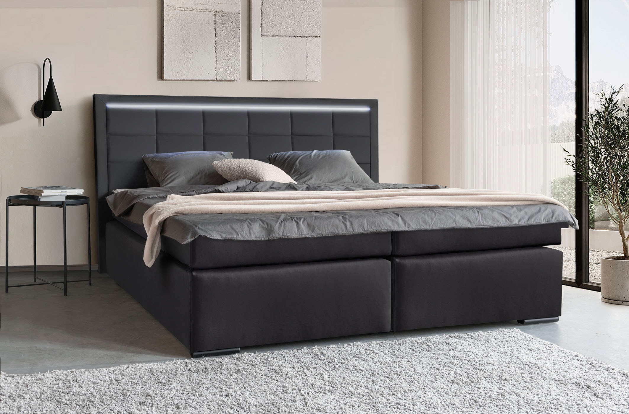 COLLECTION AB Boxspringbett »30 Jahre Jubiläums-Modell Athena« in H2,H3 & H günstig online kaufen