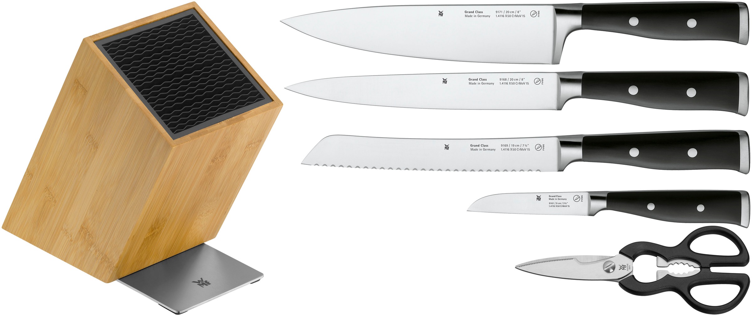 WMF Messerblock »Grand Class«, 6 tlg., FlexTec Messerblock, handgeschmiedet günstig online kaufen