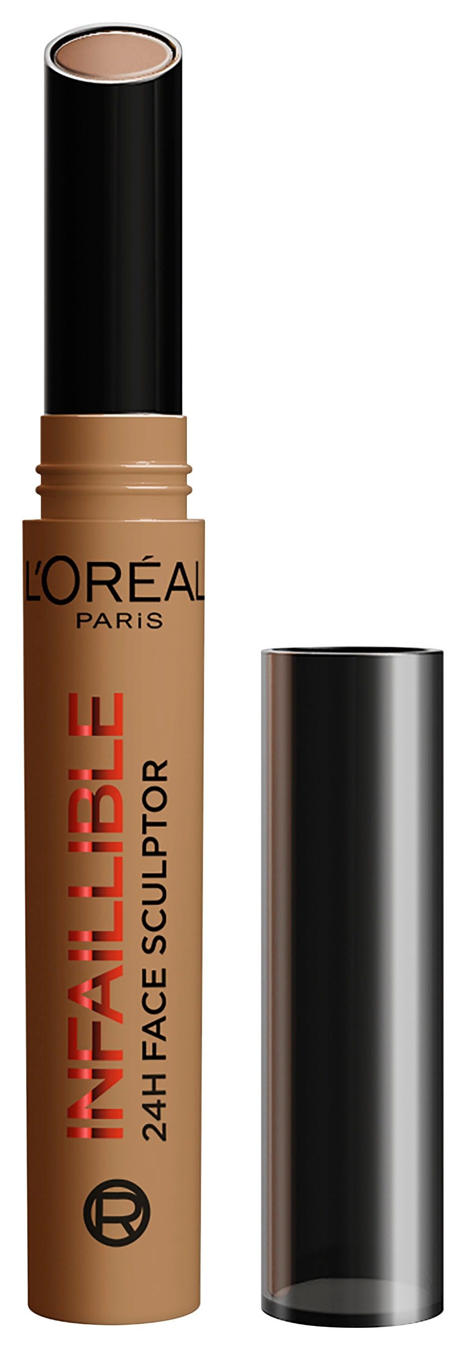 L'ORÉAL PARIS Contouring-Stick »INFAILLIBLE 24H FACE SCULPTOR CONTOURING STICK« sorgt auch unterwegs für besonders schnelle Touch-ups
