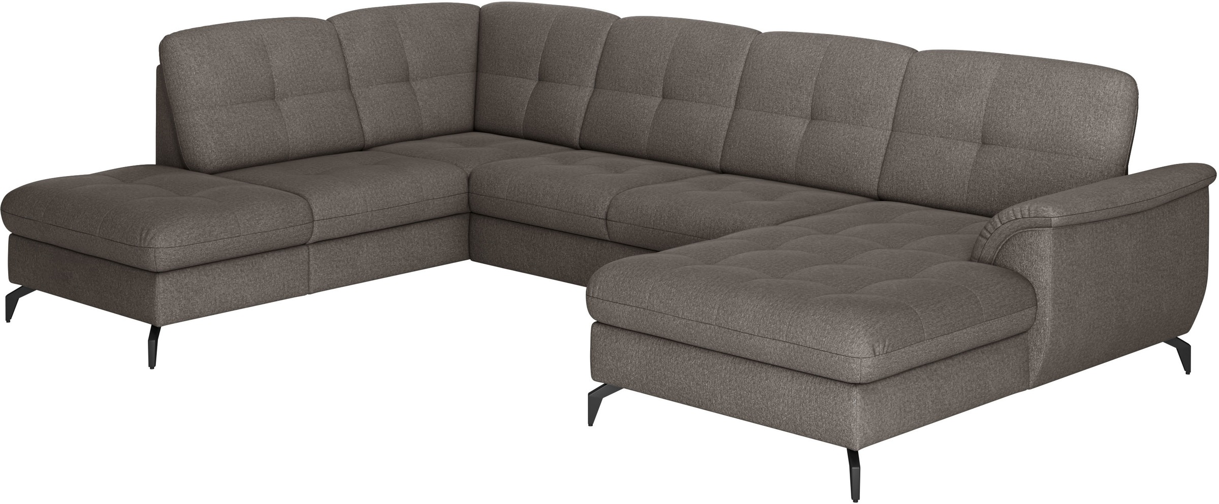 sit&more Wohnlandschaft »Zora U-Form«, wahlweise mit Bettfunktion und Bettkasten