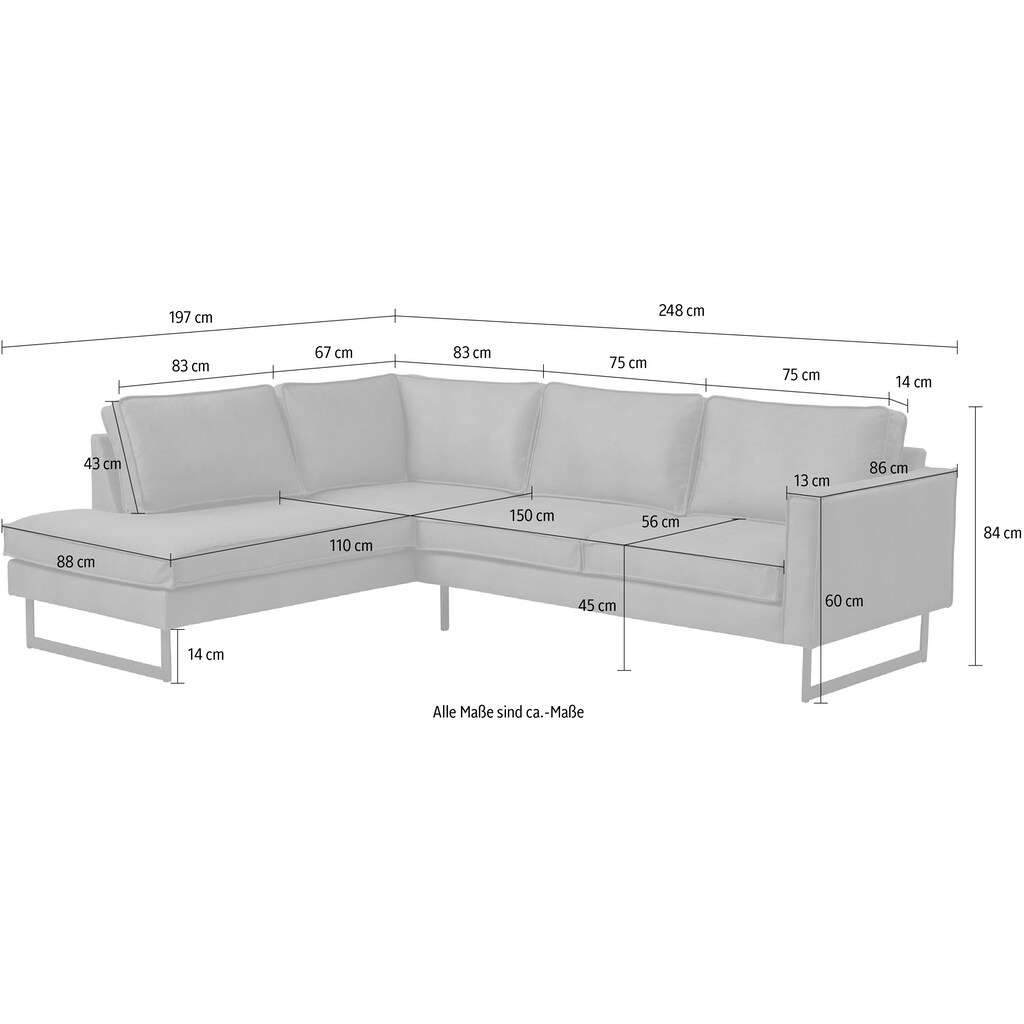 Places of Style Ecksofa »Bodilis«