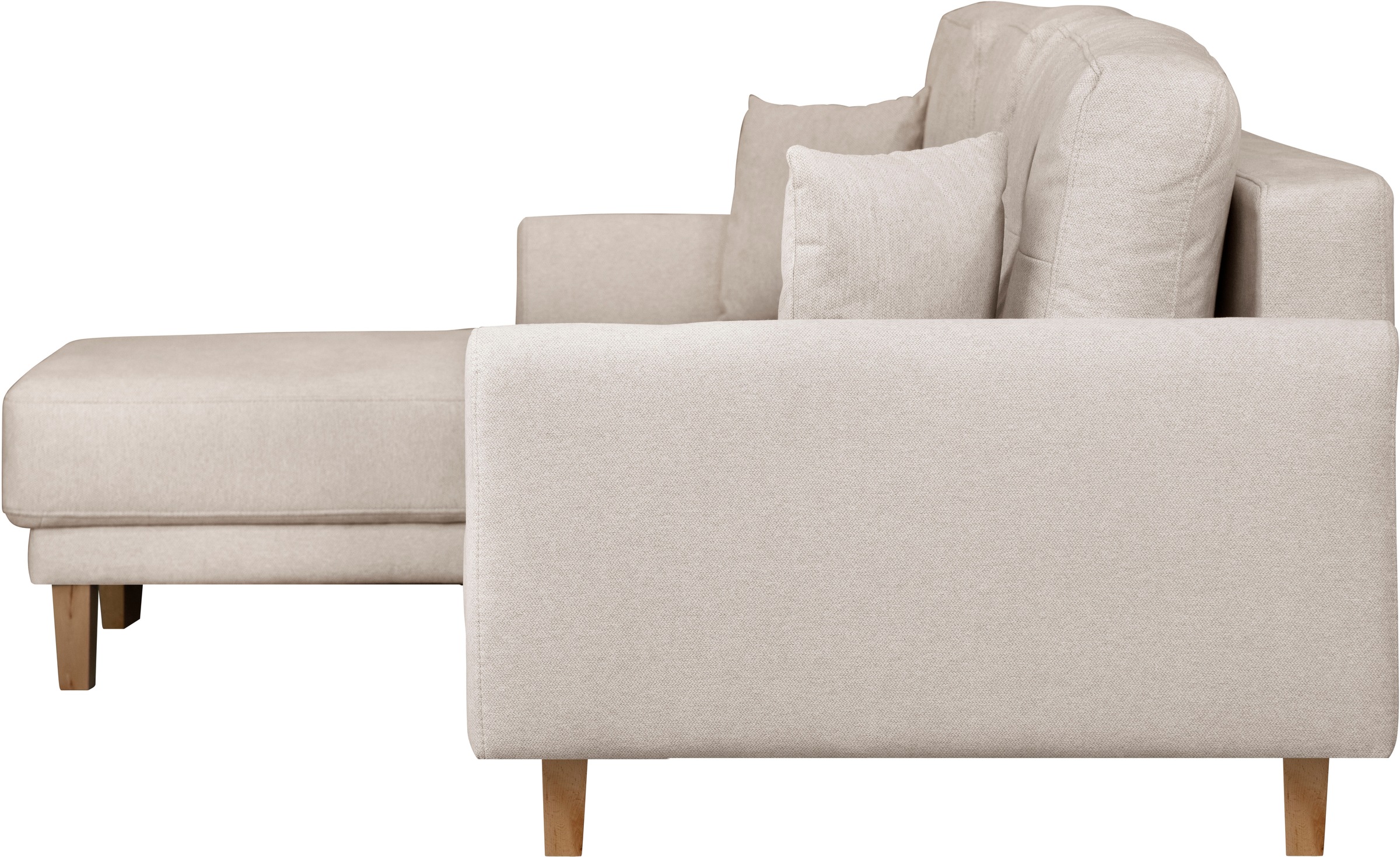 Home affaire Ecksofa »TRIPLO optionale Schlafsofa mit Bettkasten, Maße B/T/H: 234/164/89 cm«, L-Form wahlweise mit Bettfunktion - Liegefläche 132x210 cm
