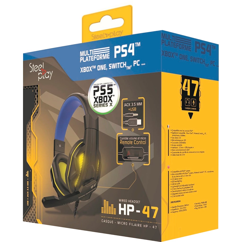 Steelplay Gaming-Headset »HP47«