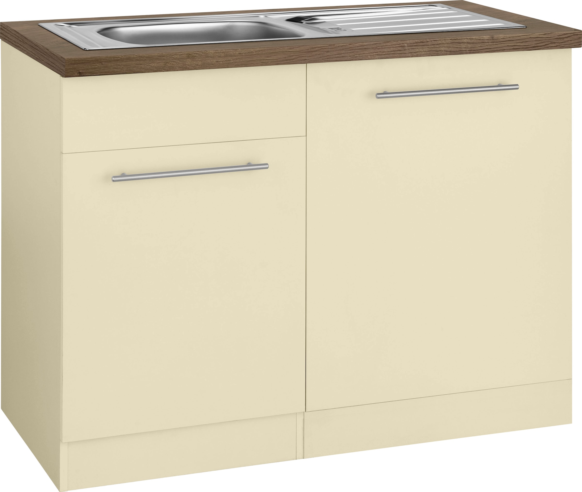 wiho Küchen Spülenschrank »Unna« 110 cm breit, inkl. Tür/Sockel/Griff für G günstig online kaufen
