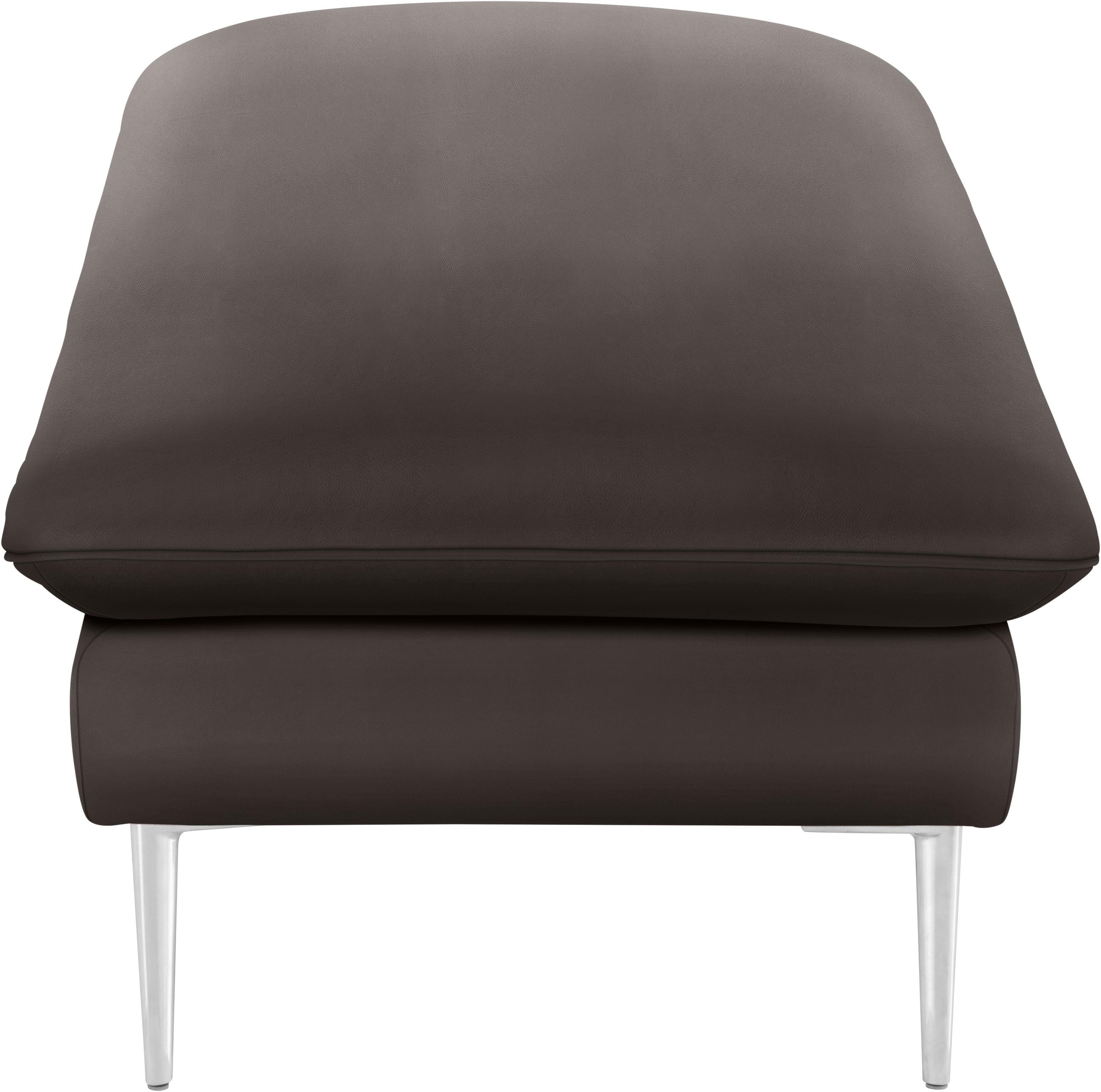 W.SCHILLIG Hocker »enjoy&MORE«, Füße Chrom glänzend, Breite 151 cm