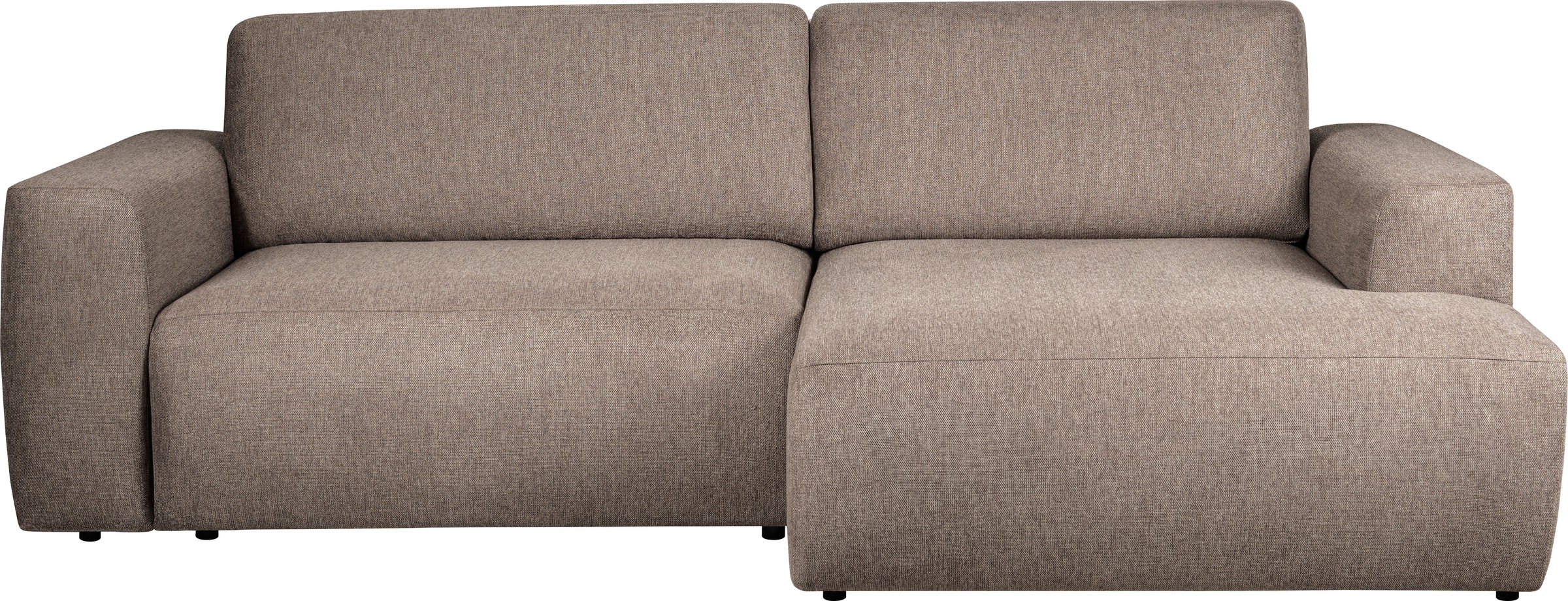 Home affaire Schlafsofa »Noord Schlafecksofa, Breite 250 cm« Cord, Struktur günstig online kaufen
