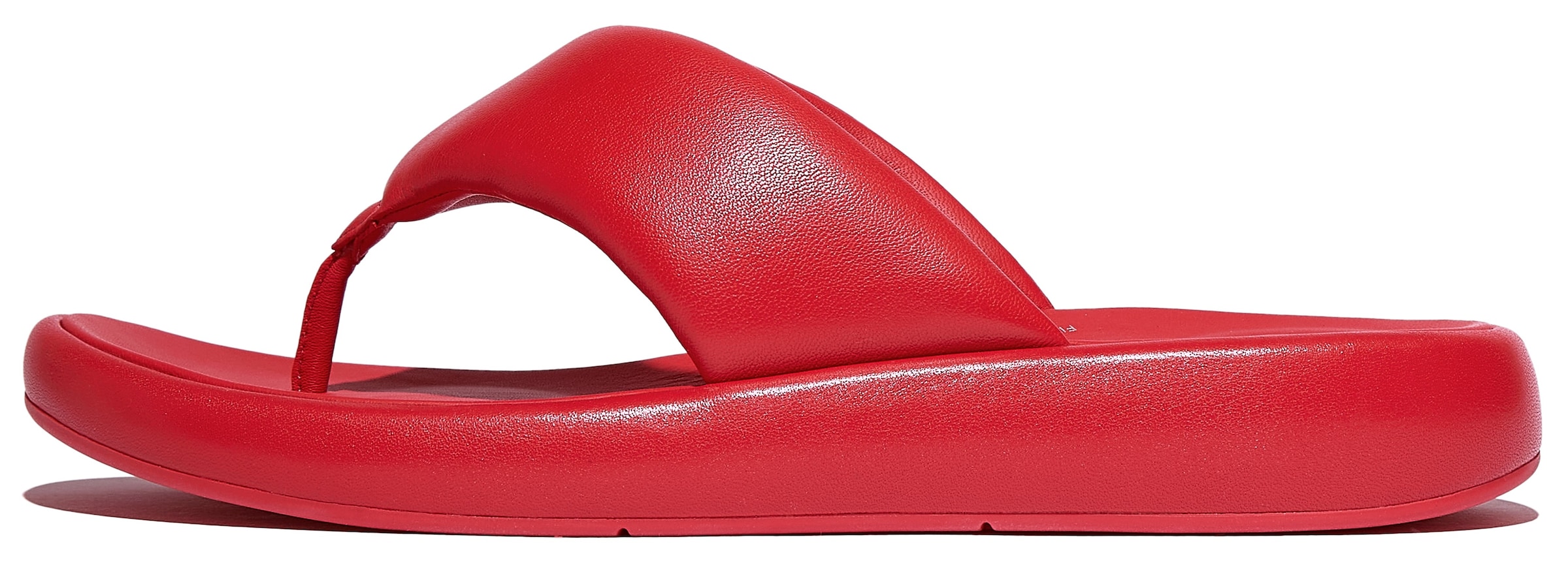 Fitflop Zehentrenner »iQUSHION D-LUXE«, Flats, Slides, Sandale mit weichem Zehensteg