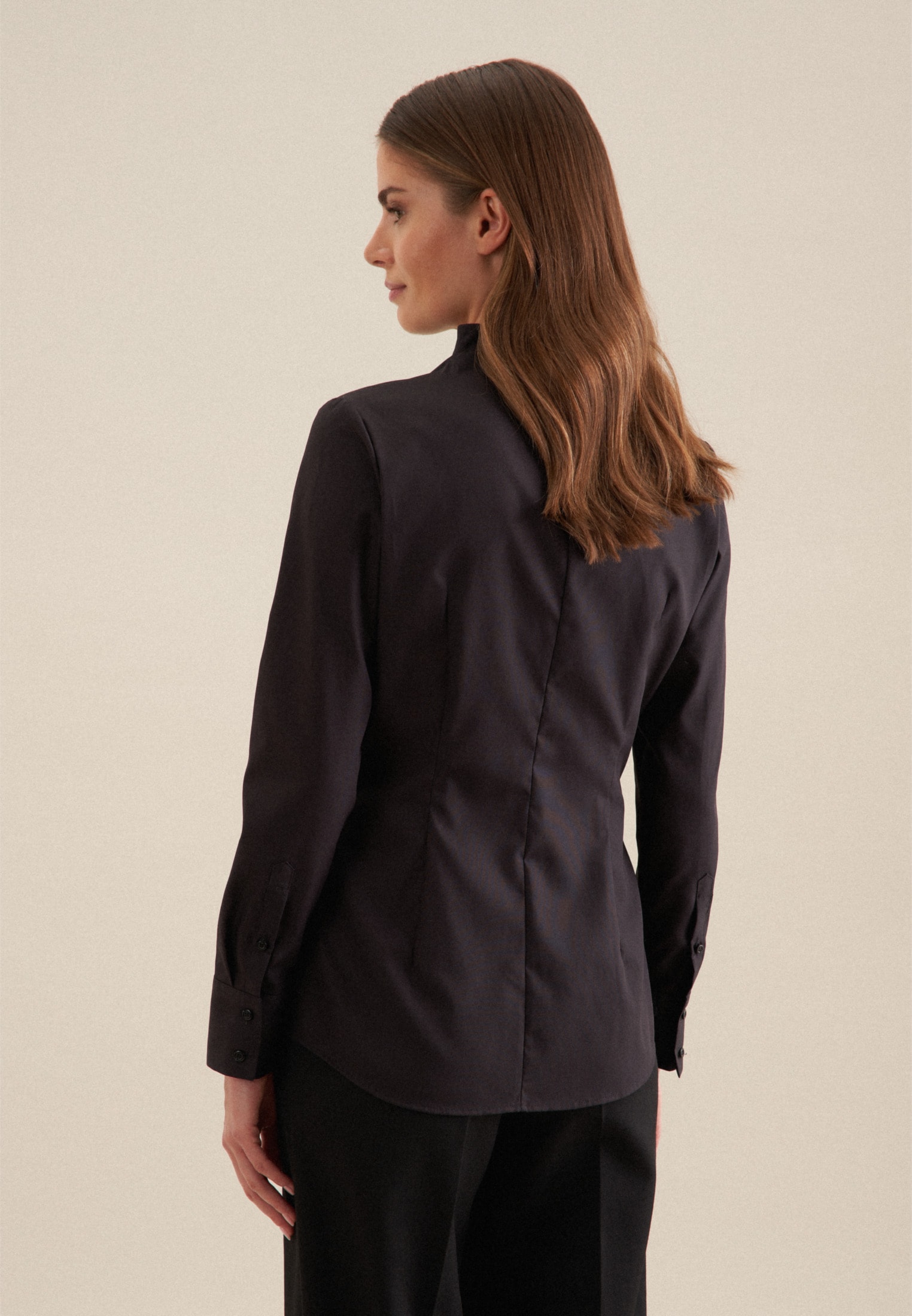 seidensticker Klassische Bluse, Uni