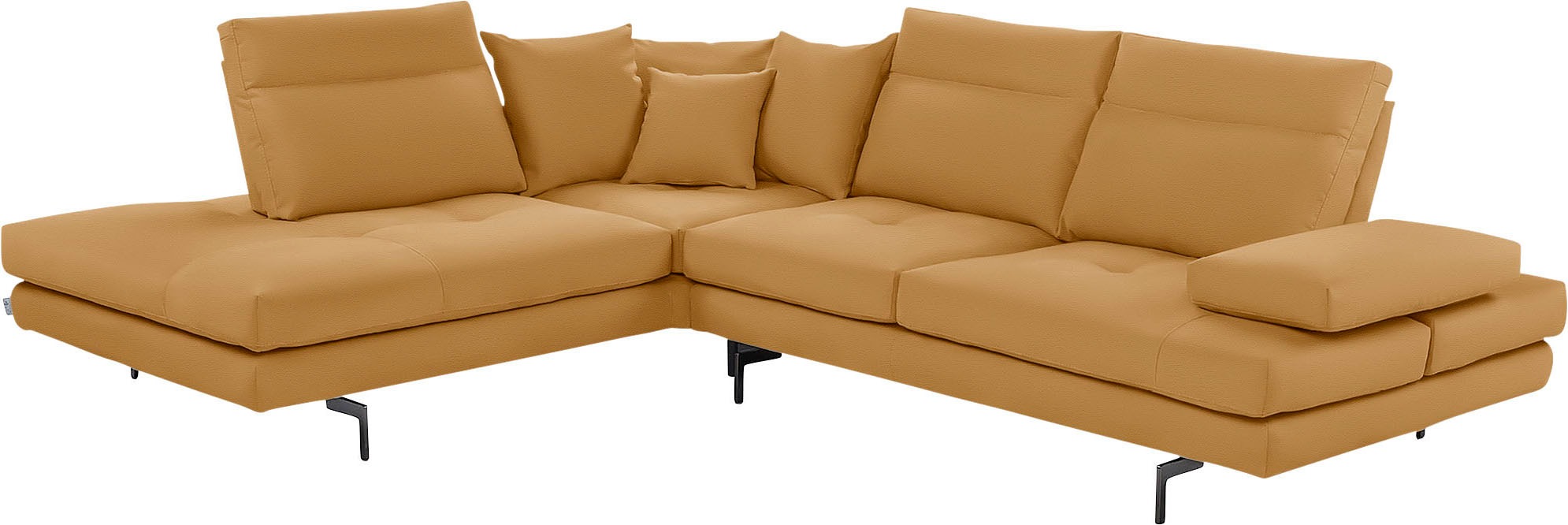 CALIA ITALIA Ecksofa »Toby Wing, Komfortsofa mit Sitzkomfort der Extraklass günstig online kaufen