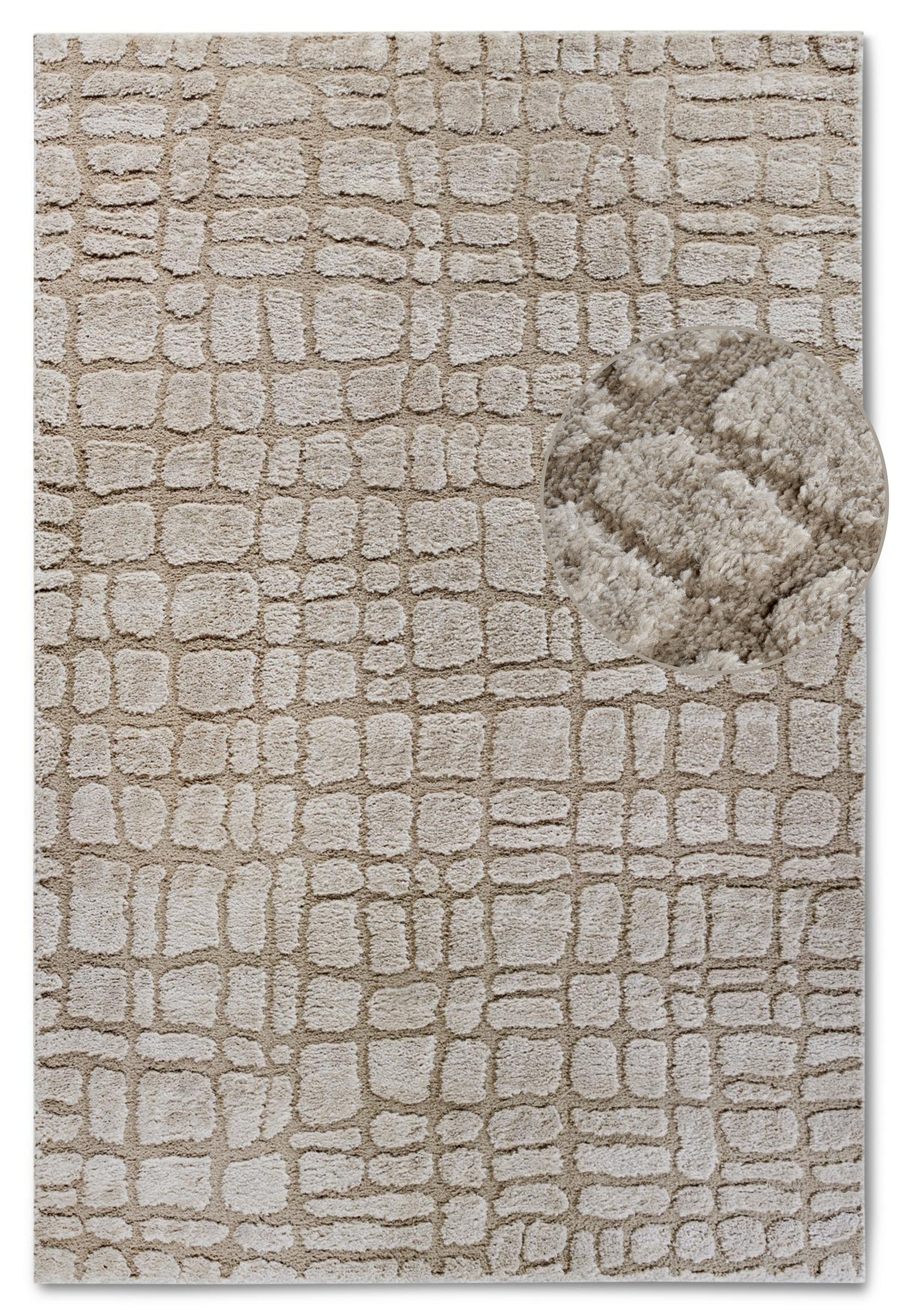 ELLE DECORATION Designteppich »Artistique«, rechteckig, 18 mm Höhe, Hochflo günstig online kaufen