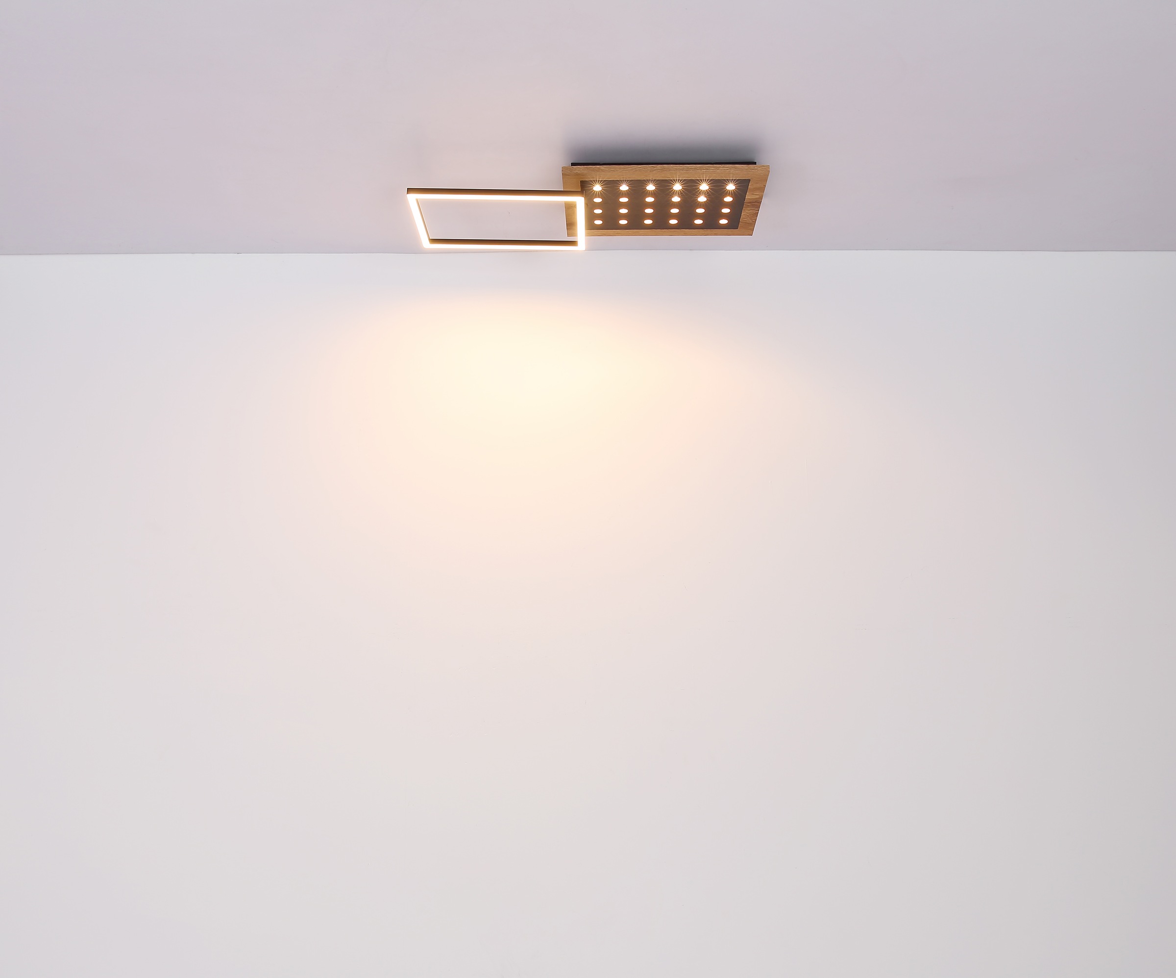 GLOBO LIGHTING LED Deckenleuchte »JIMBO« LED-Modul Warmweiß Deckenlampe/Wohnzimmer/Schlafzimmer/modern