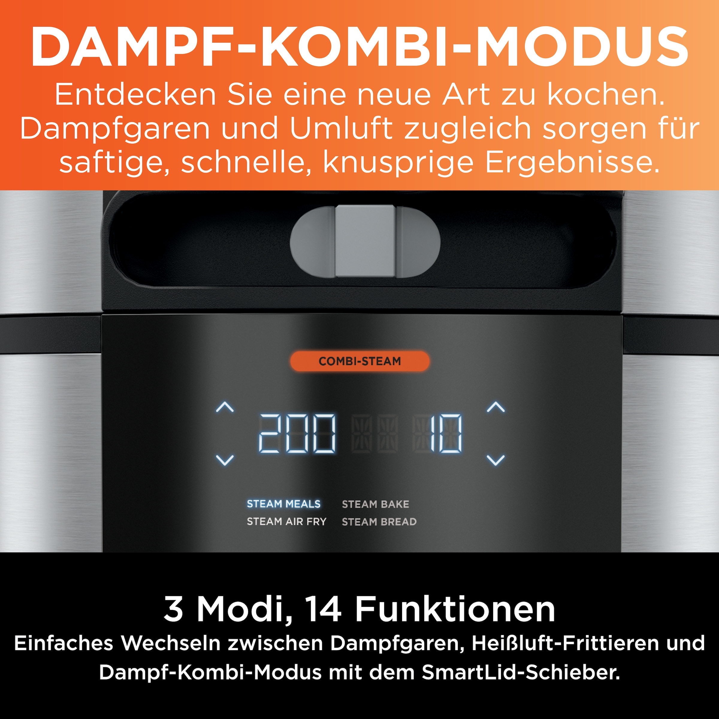 NINJA Multikocher »Foodi MAX 14-in-1 SmartLid Multikocher OL750EU«