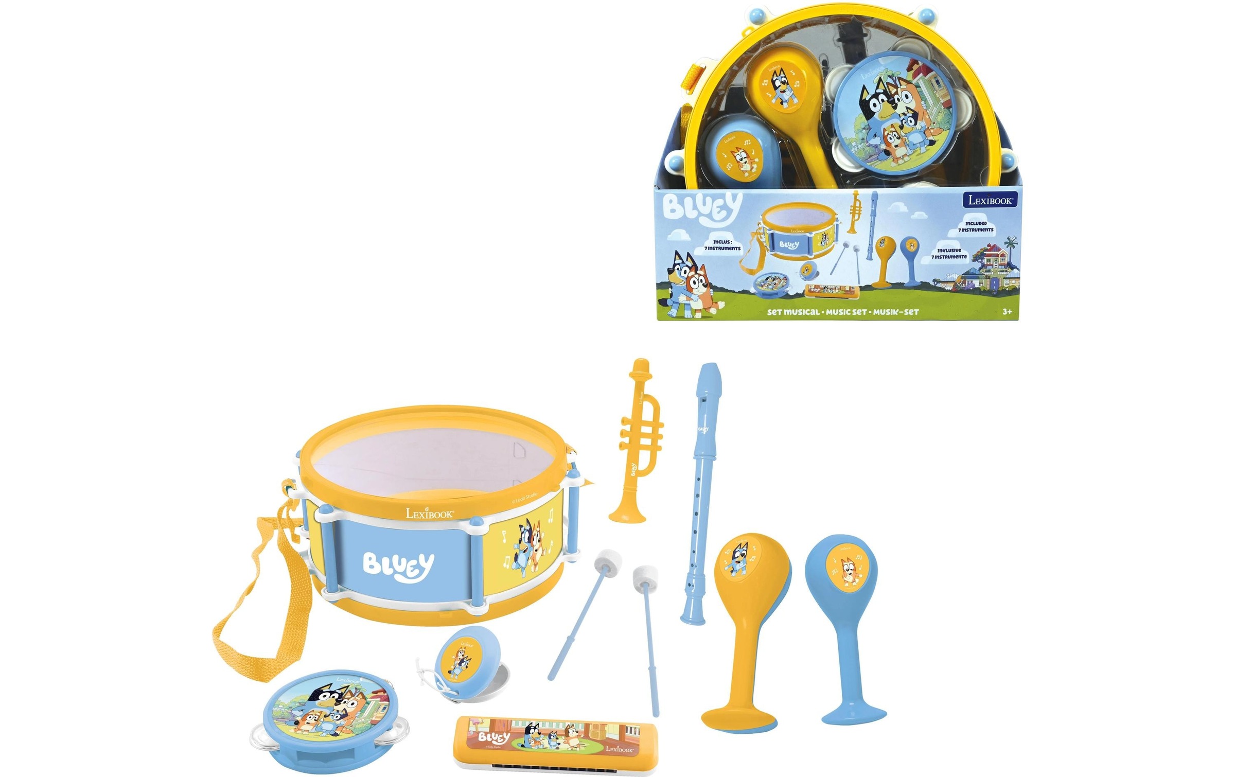 Lexibook® Spielzeug-Musikinstrument »Musikset Bluey 7-teilig«