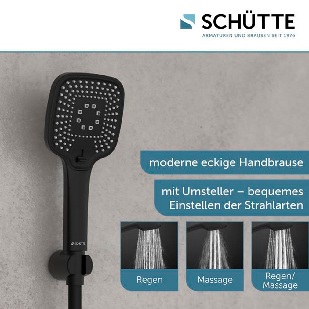 Schütte Handbrause »RAVENNA«, (1 tlg.), 3-fach verstellbar / wassersparend